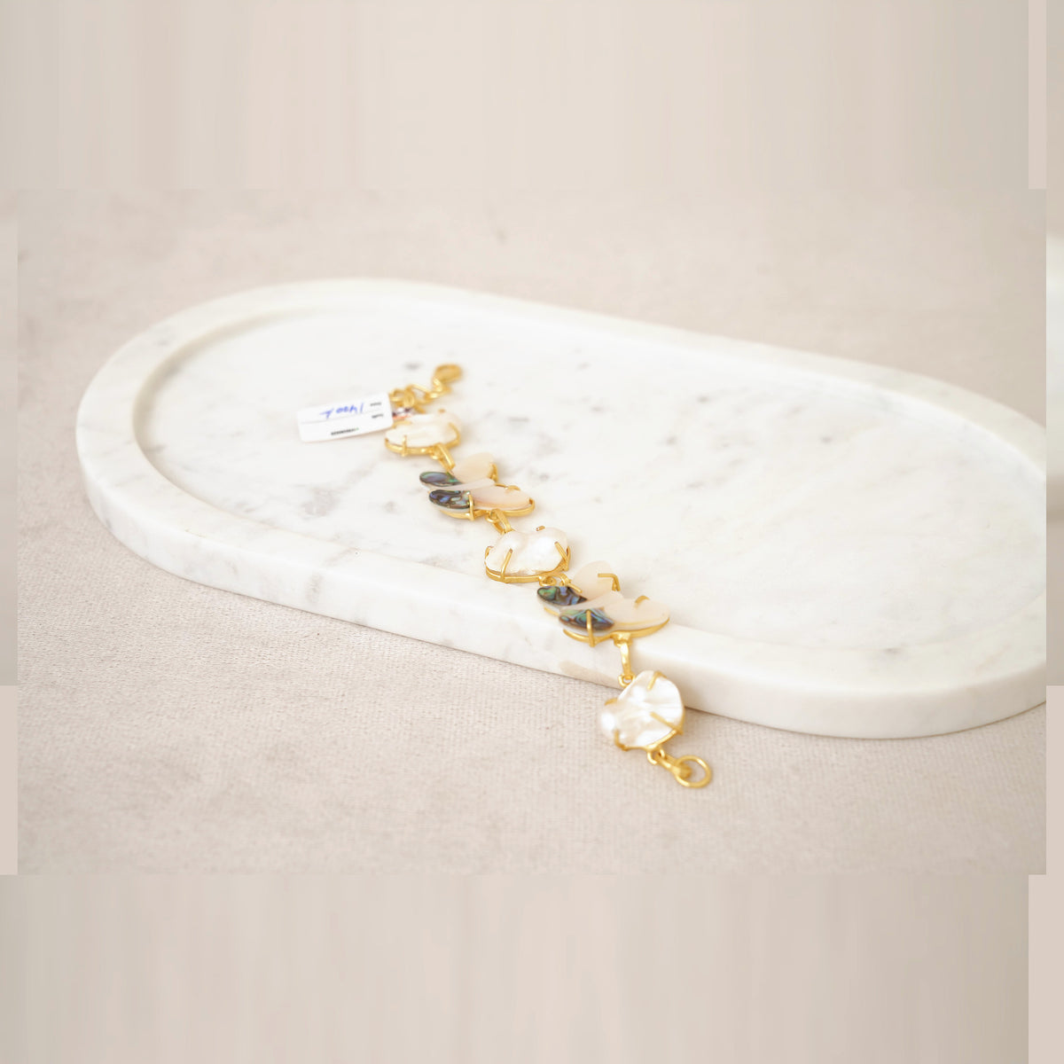 Mother of Pearl Bird Bracelet - Design B