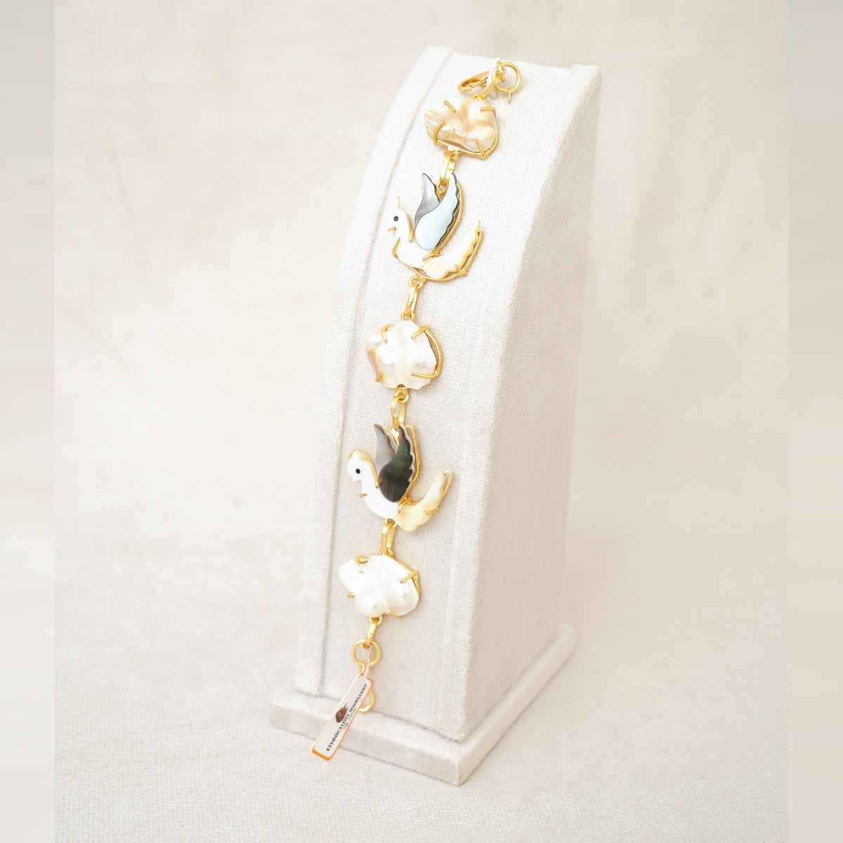 Mother of Pearl Bird Bracelet - Design C