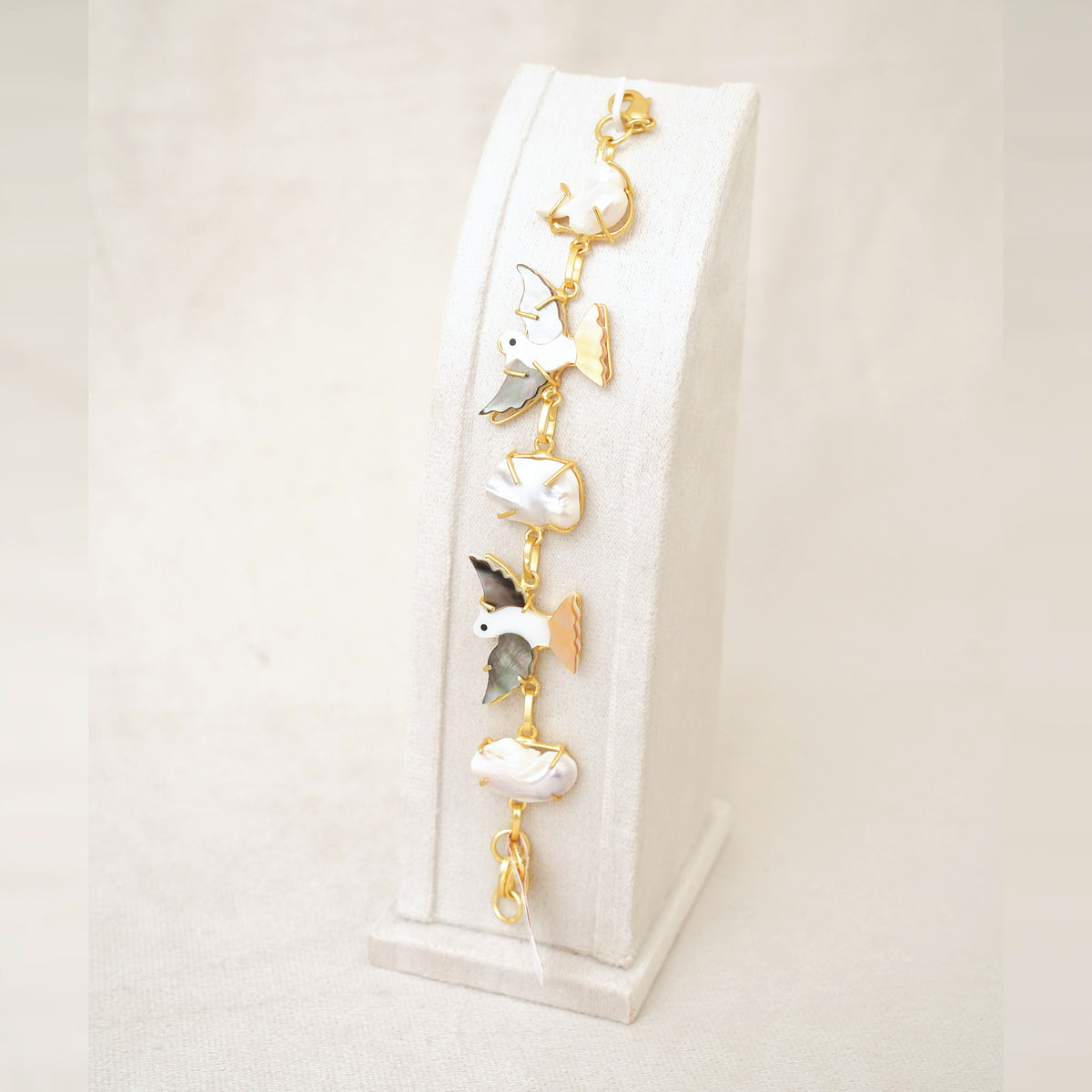 Mother of Pearl Bird Bracelet - Design E