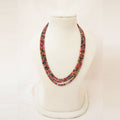 Multi-Tourmaline Bead Three-Strand Dori Necklace