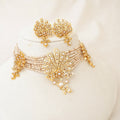 Pearl Multi-Strand Peacock Choker Set