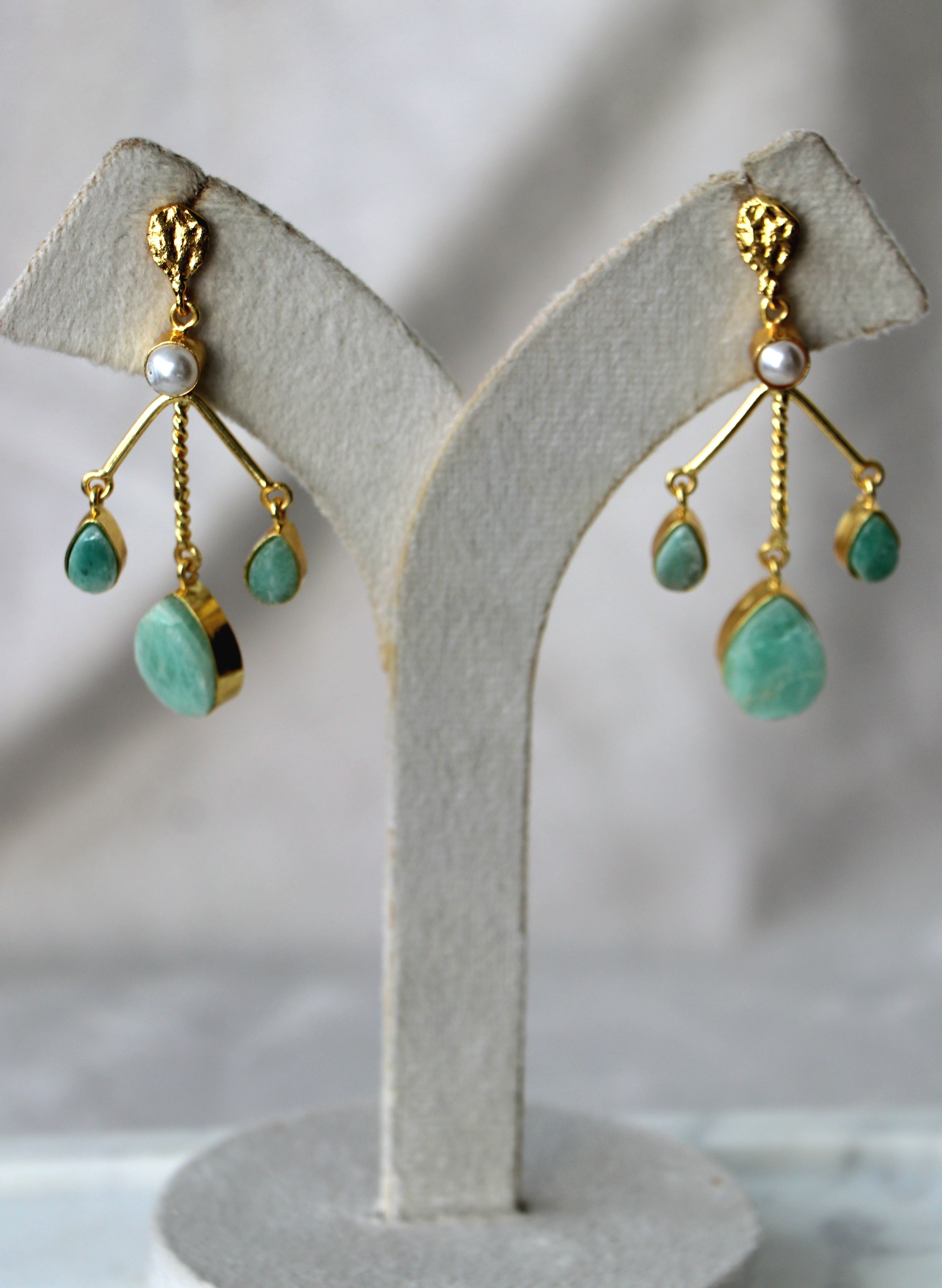 Gemstone Branch Earrings