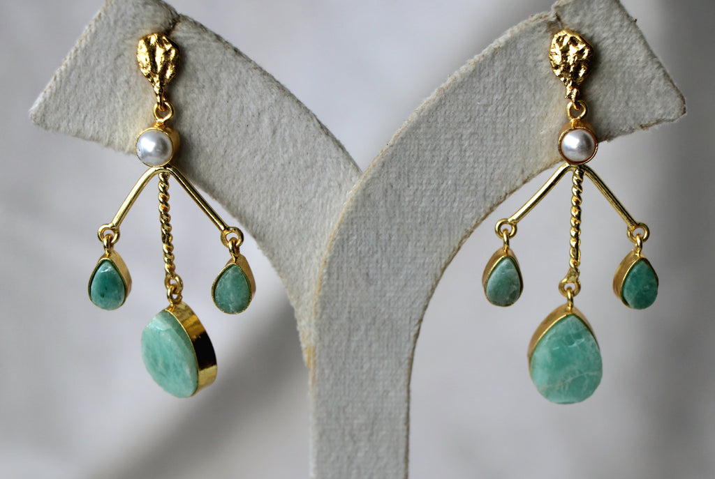 Gemstone Branch Earrings