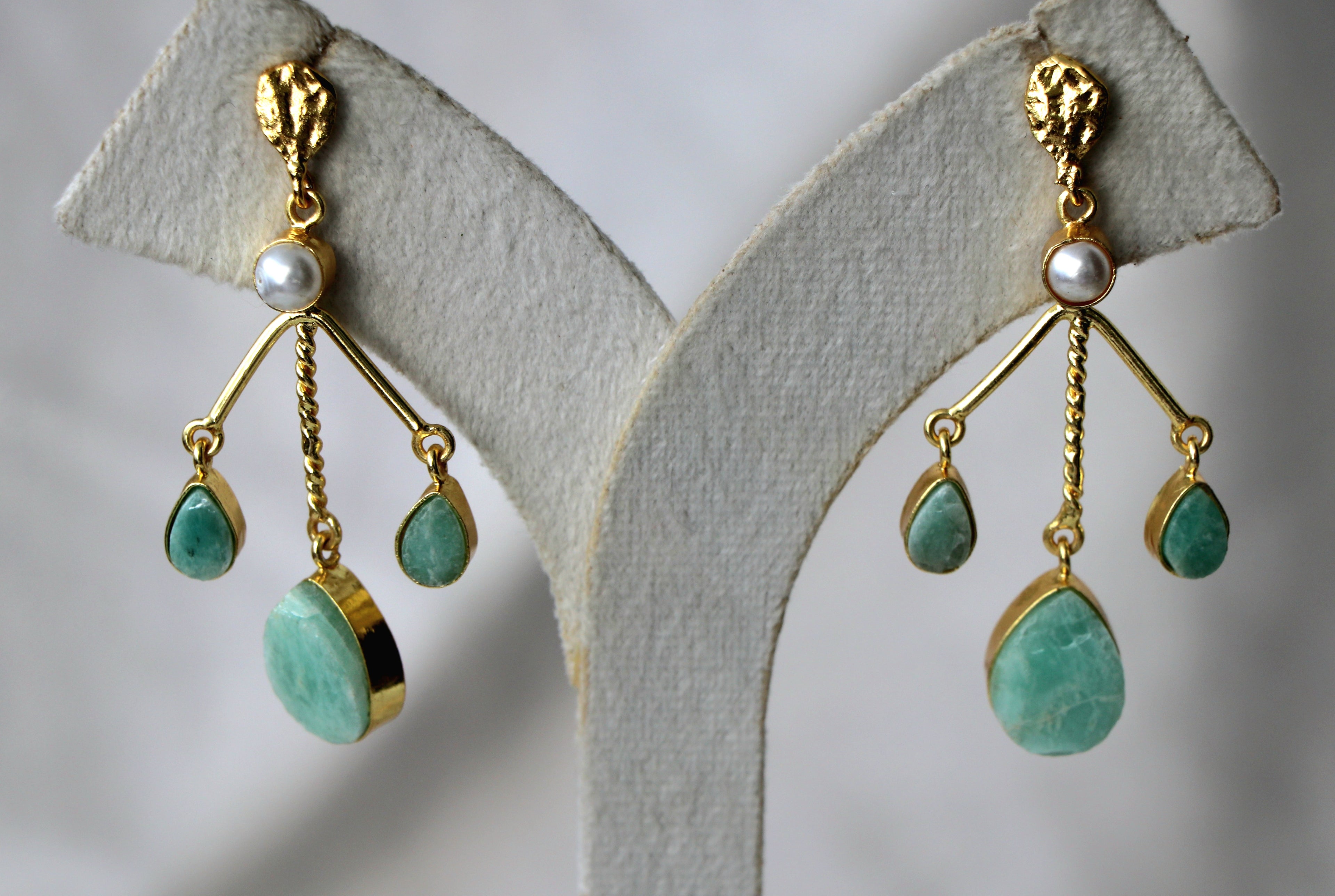 Gemstone Branch Earrings