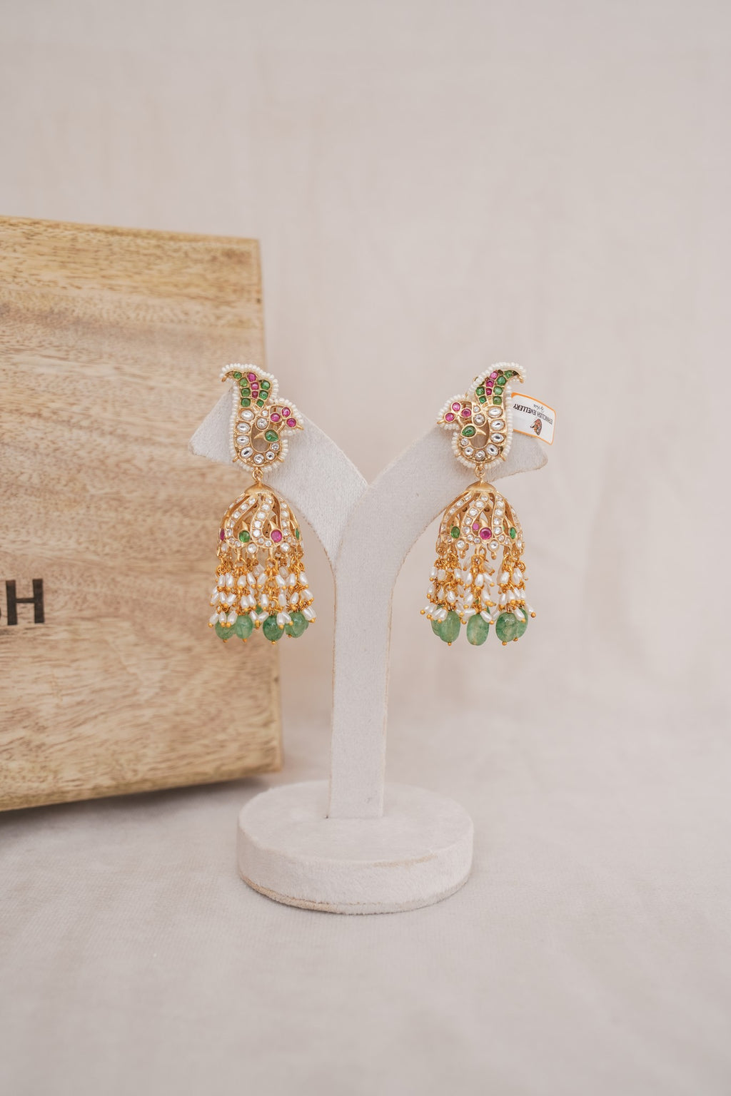 Mother of Pearl Floral Drop Earrings