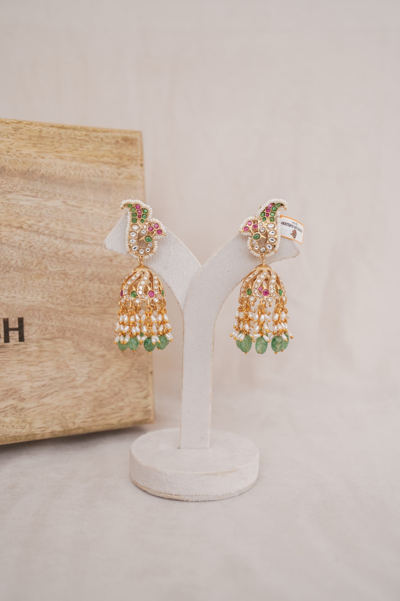 Mother of Pearl Floral Drop Earrings