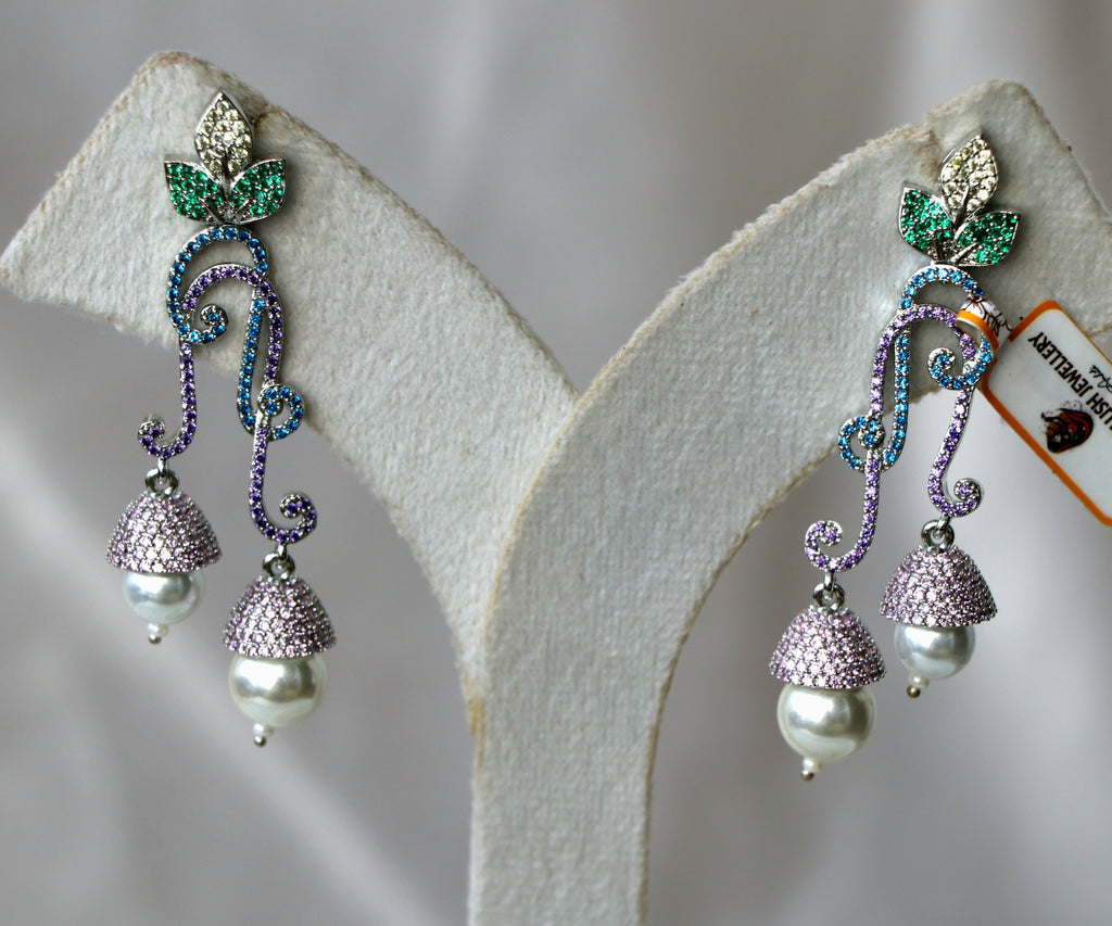 Emerald Bell Earrings