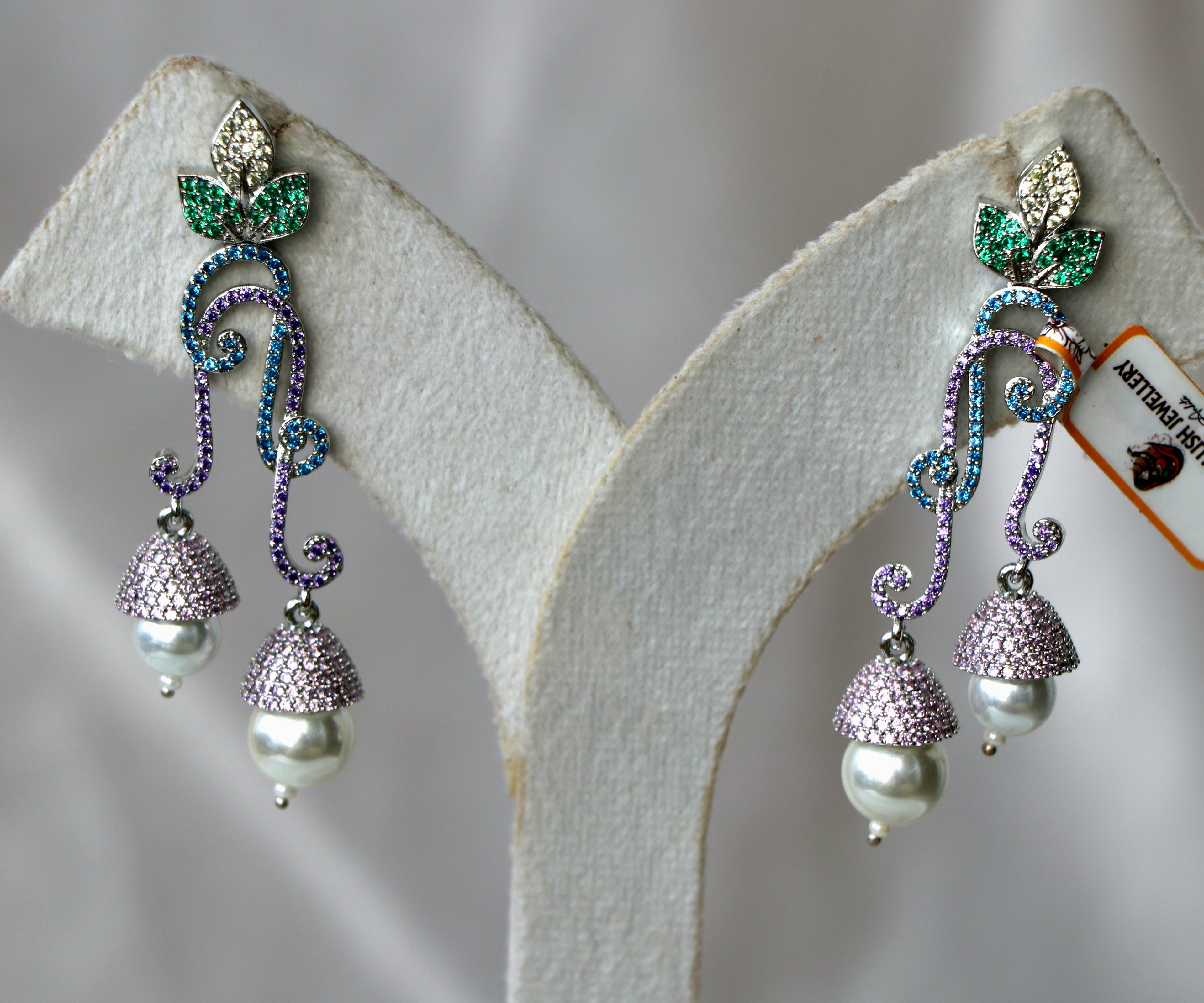 Emerald Bell Earrings
