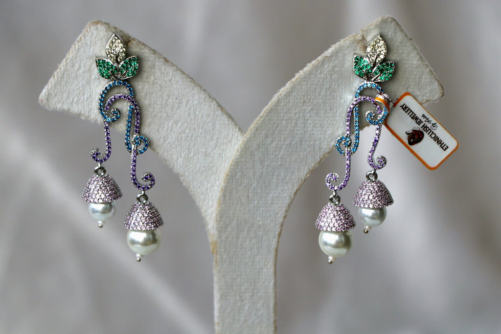 Emerald Bell Earrings