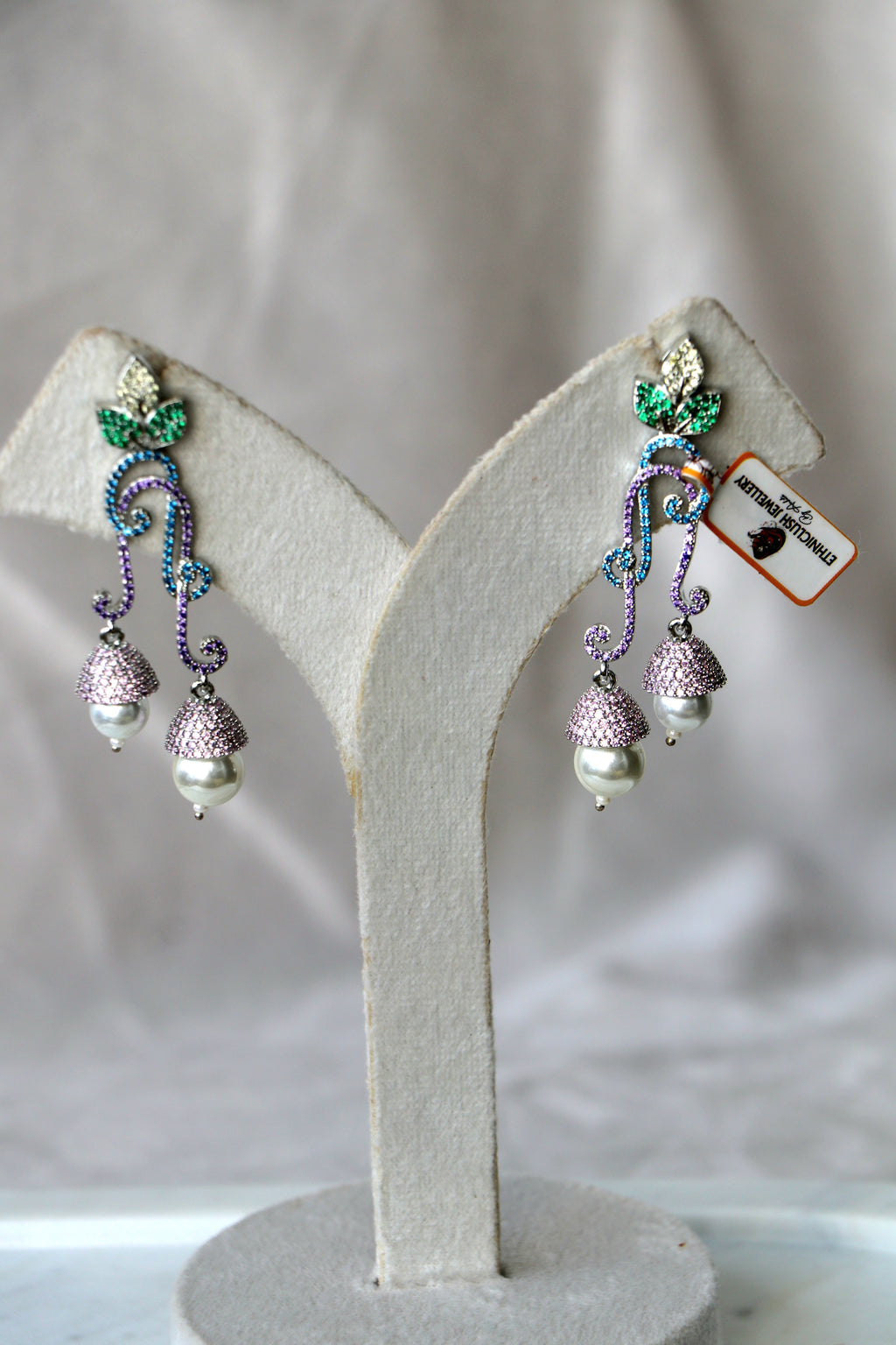Emerald Bell Earrings