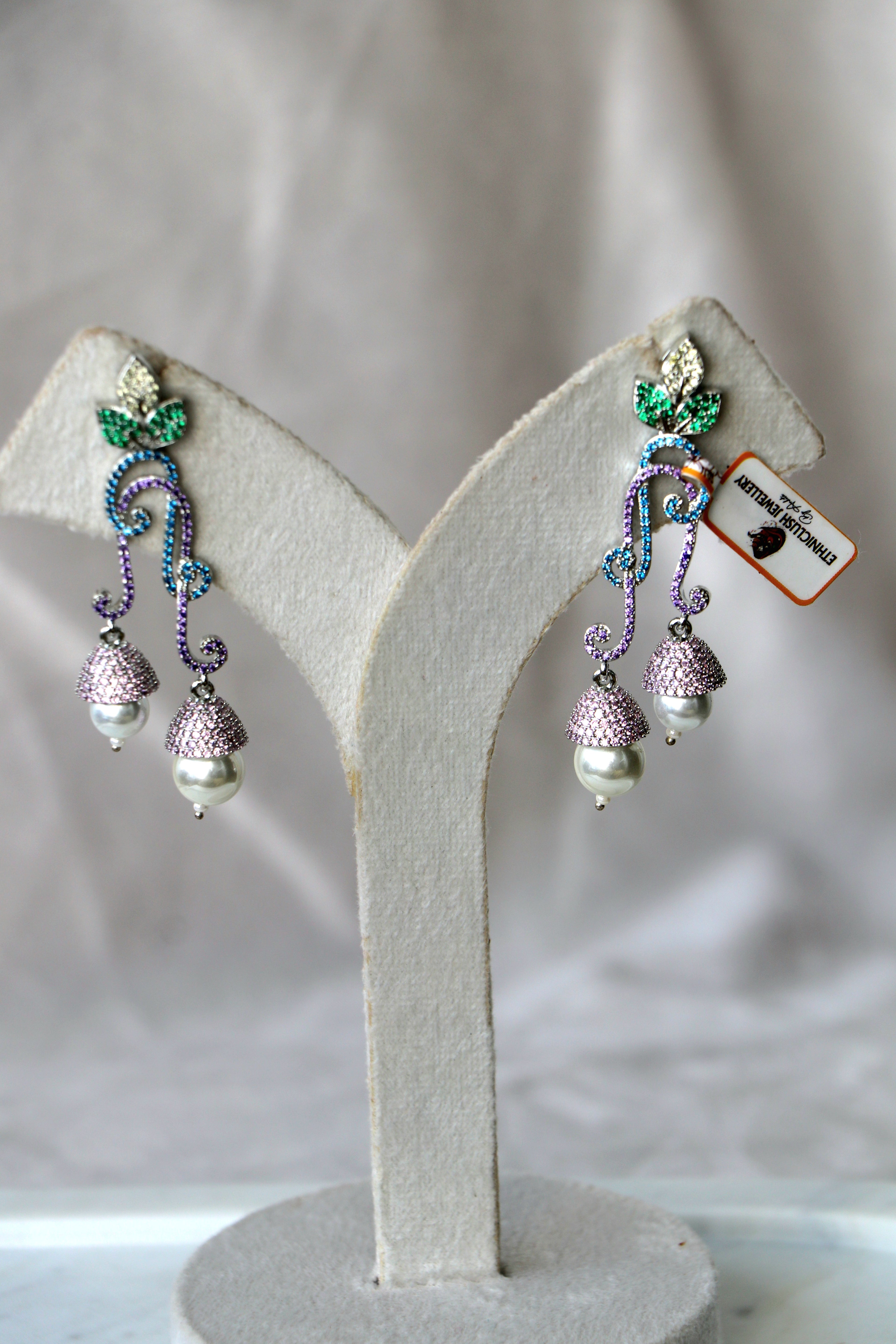 Emerald Bell Earrings