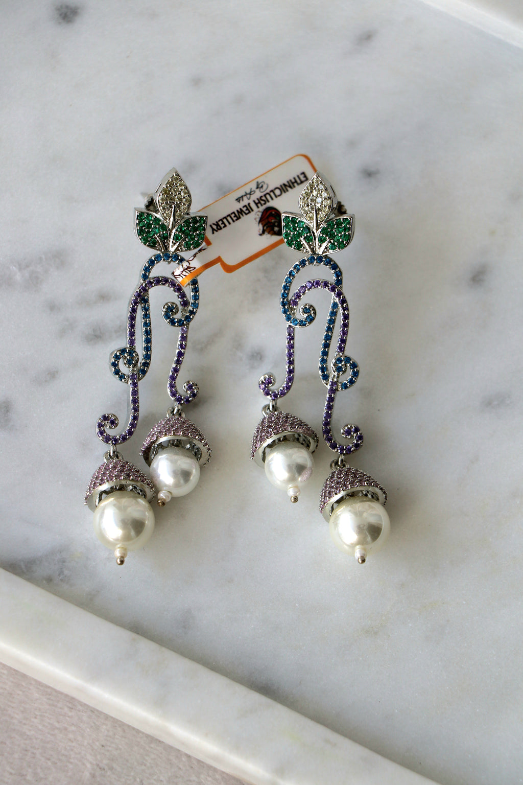 Emerald Bell Earrings