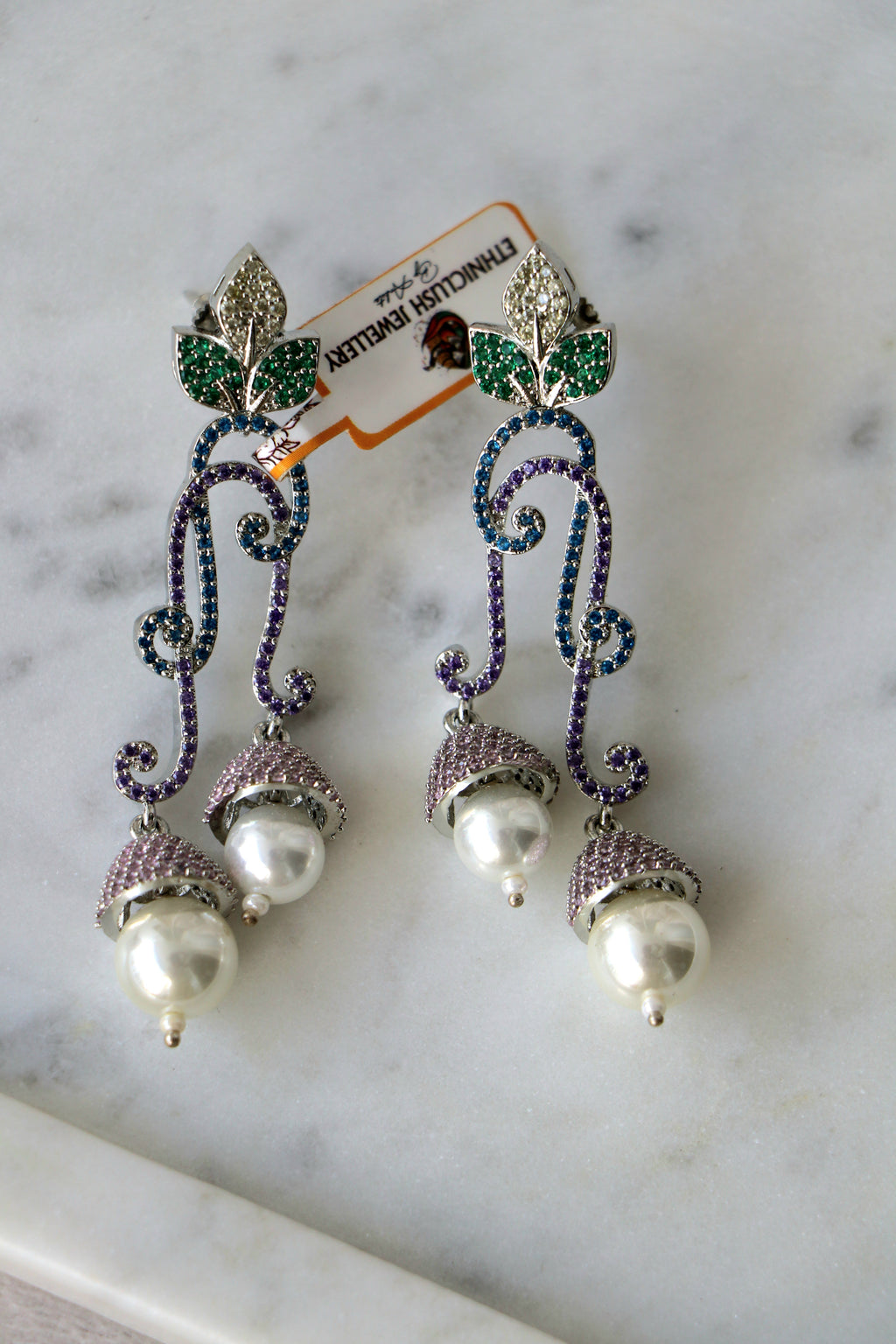 Emerald Bell Earrings