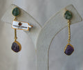 Aventurine Amethyst Cascade Earrings