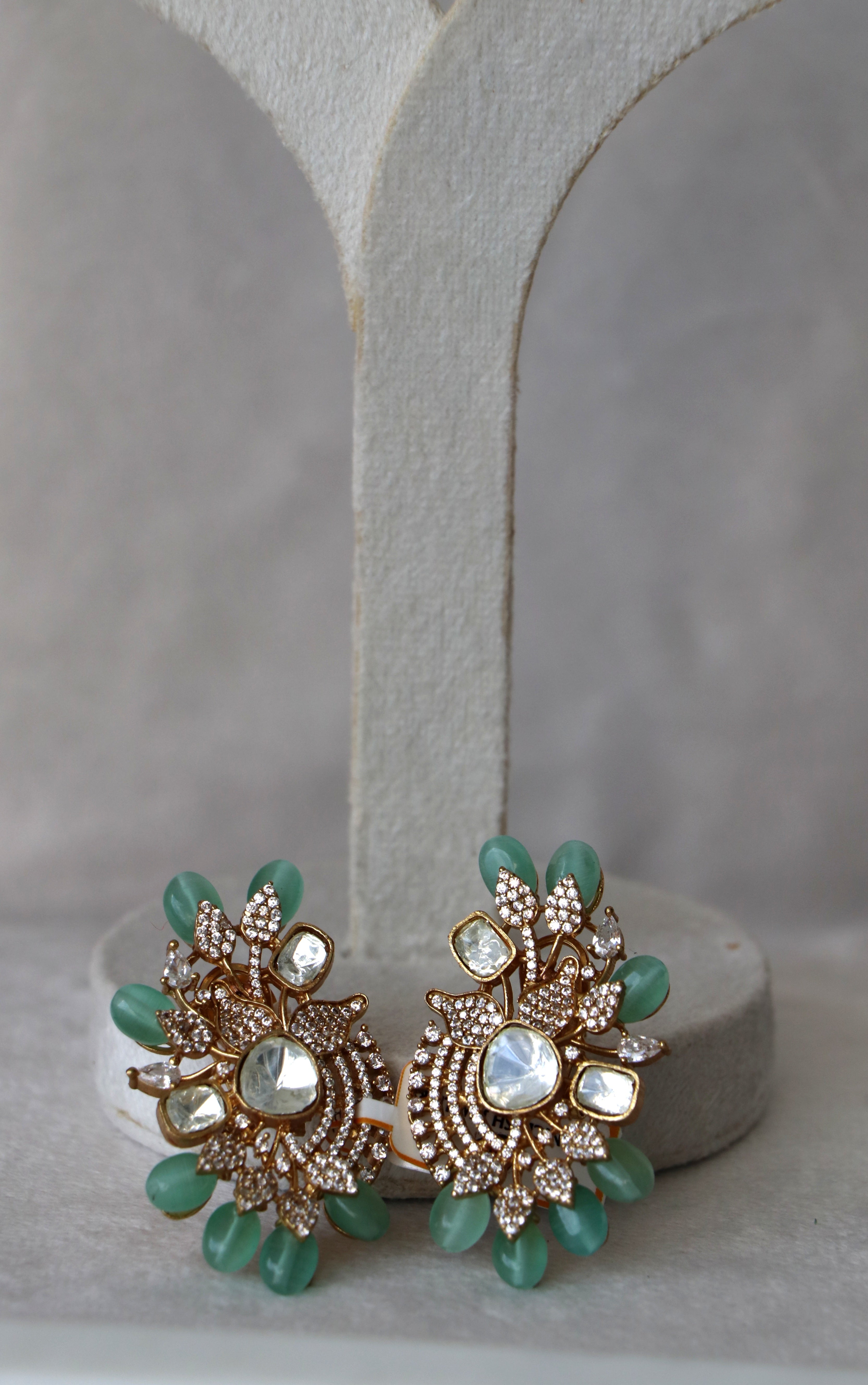 Chalcedony Bloom Statement Earrings