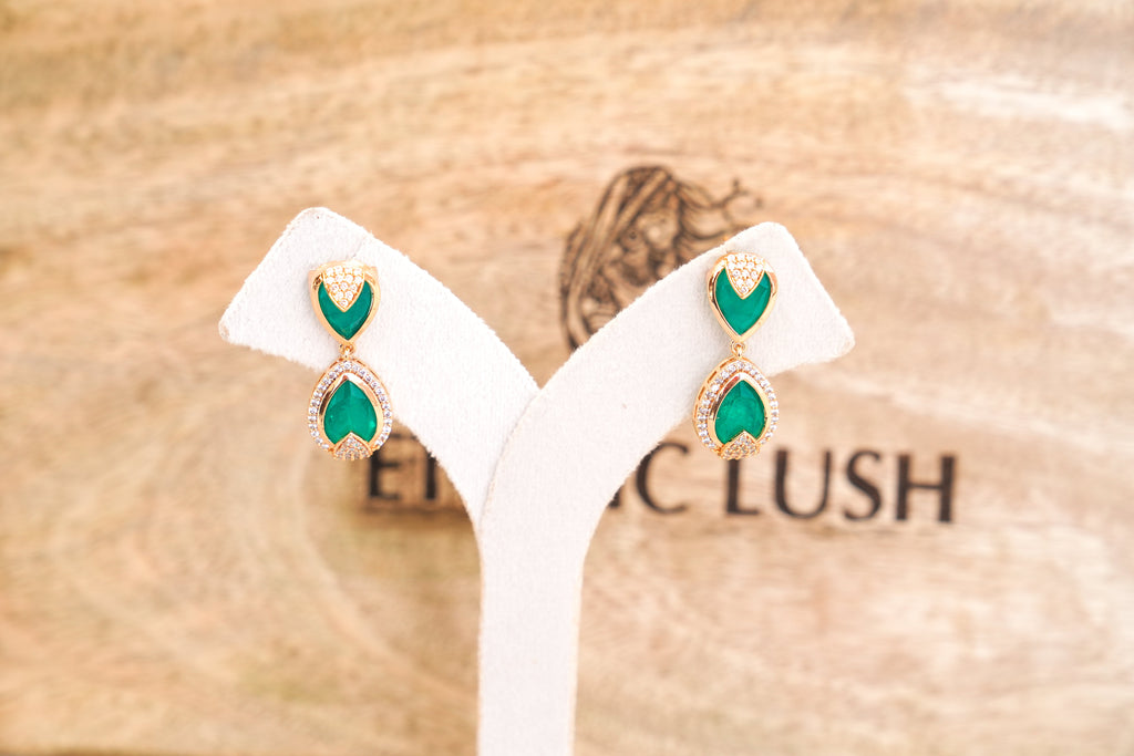 Emerald Cascade Choker Set