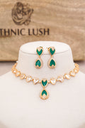 Emerald Cascade Choker Set