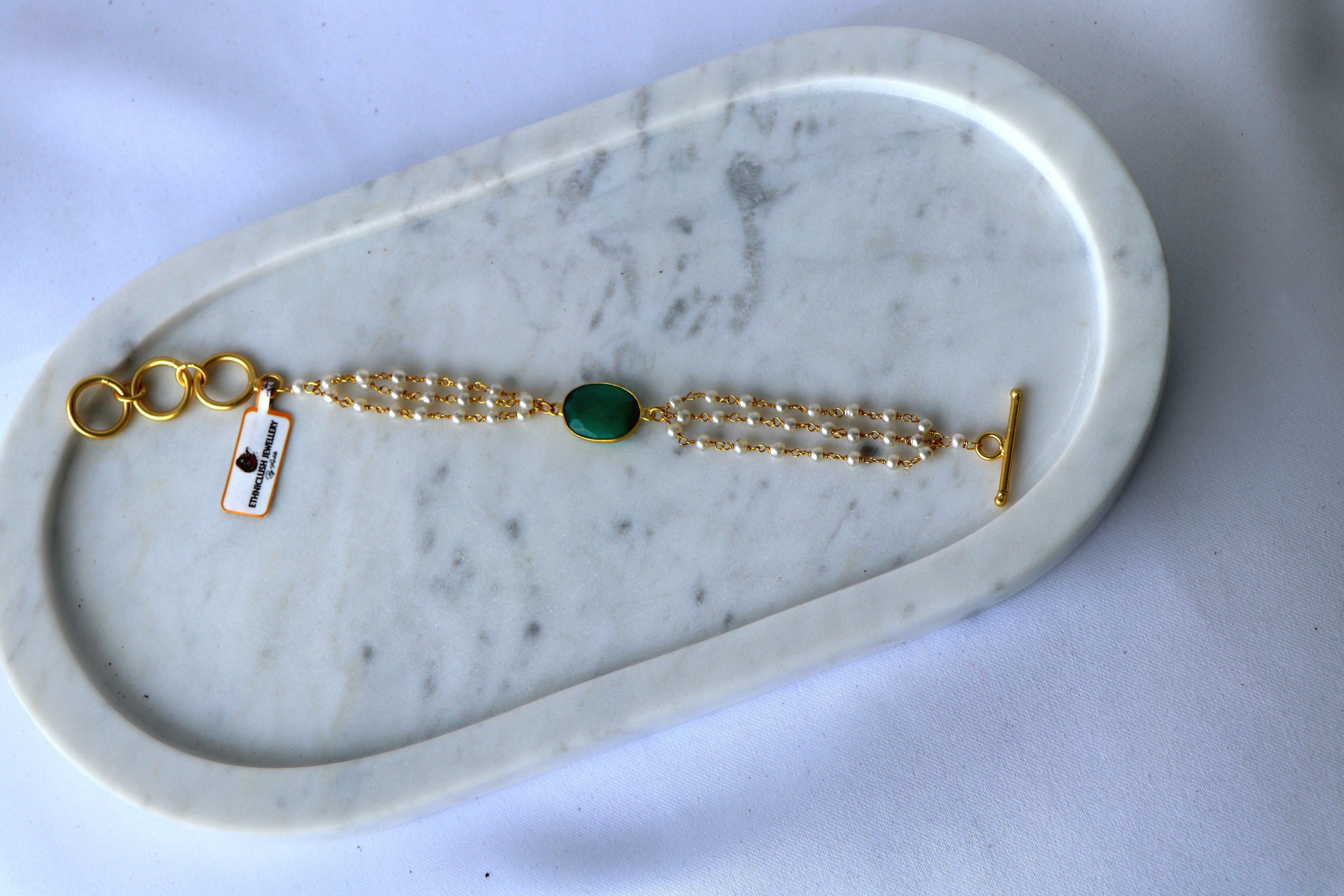 Pink Pearl  Rose Quartz Cascade Necklace