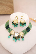 Emerald Cascade Statement Set