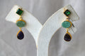 Jade Amethyst Cascade Earrings