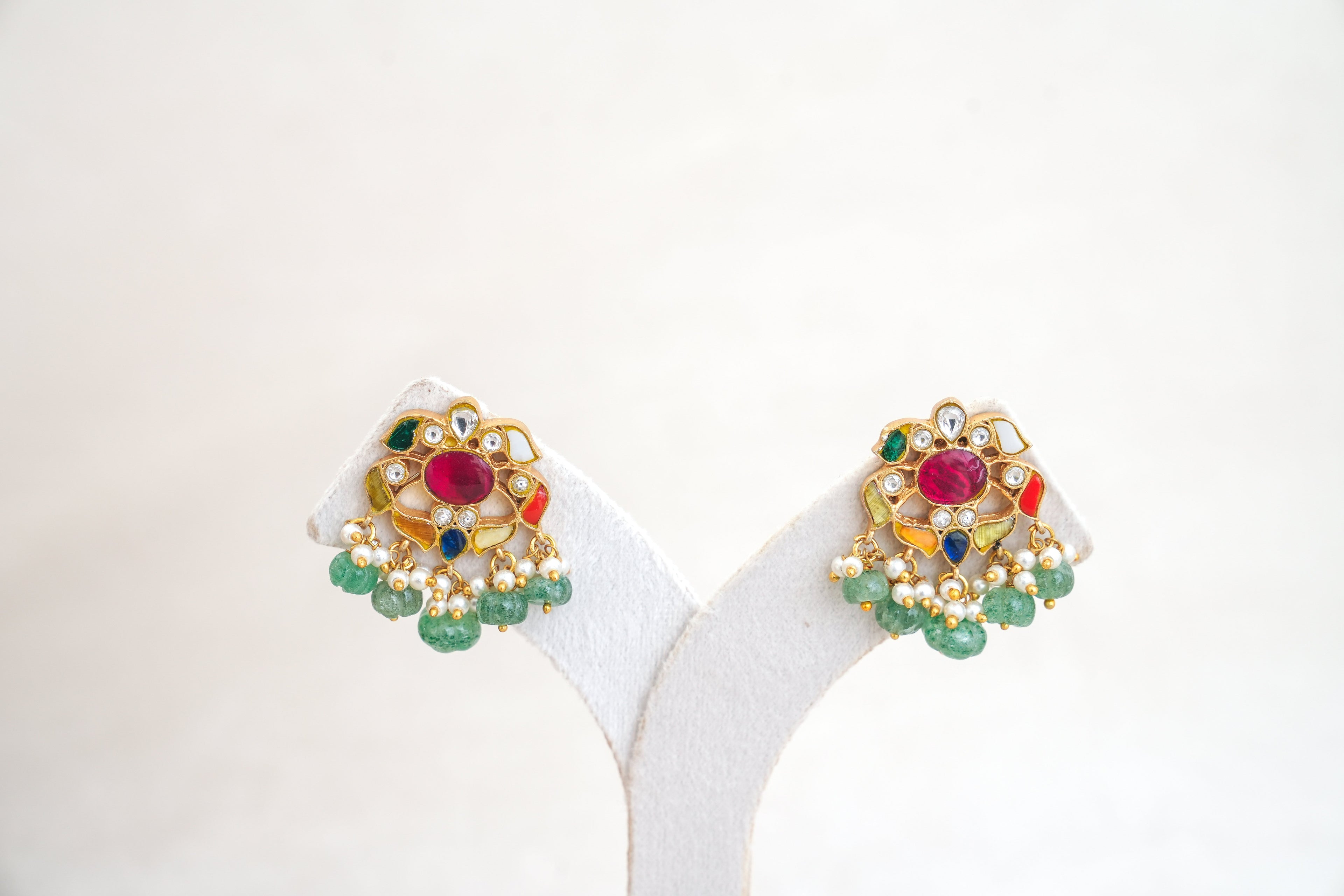 Emerald Lotus Statement Set