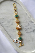 Gemstone Pearl Cascade Necklace