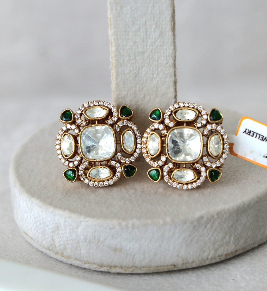 Radiance Kundan Stud Earrings