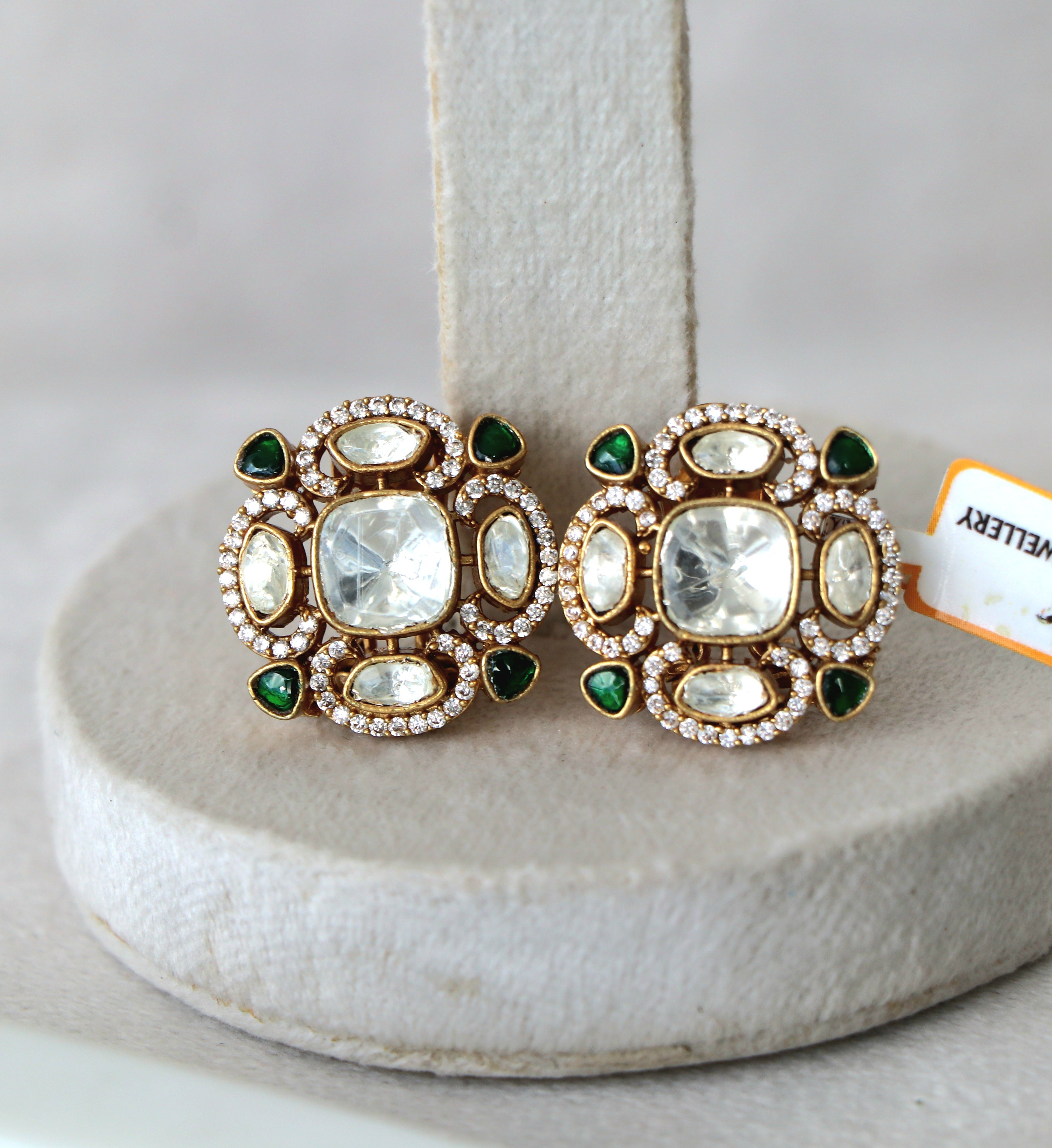 Radiance Kundan Stud Earrings