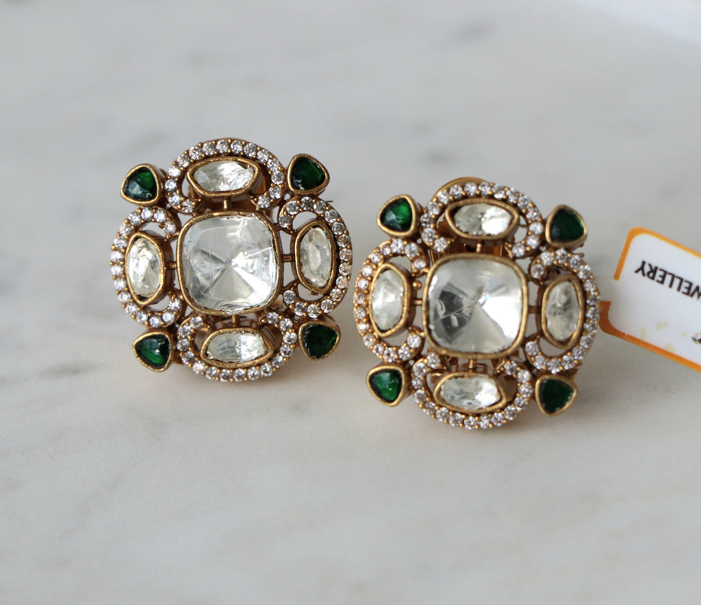 Radiance Kundan Stud Earrings