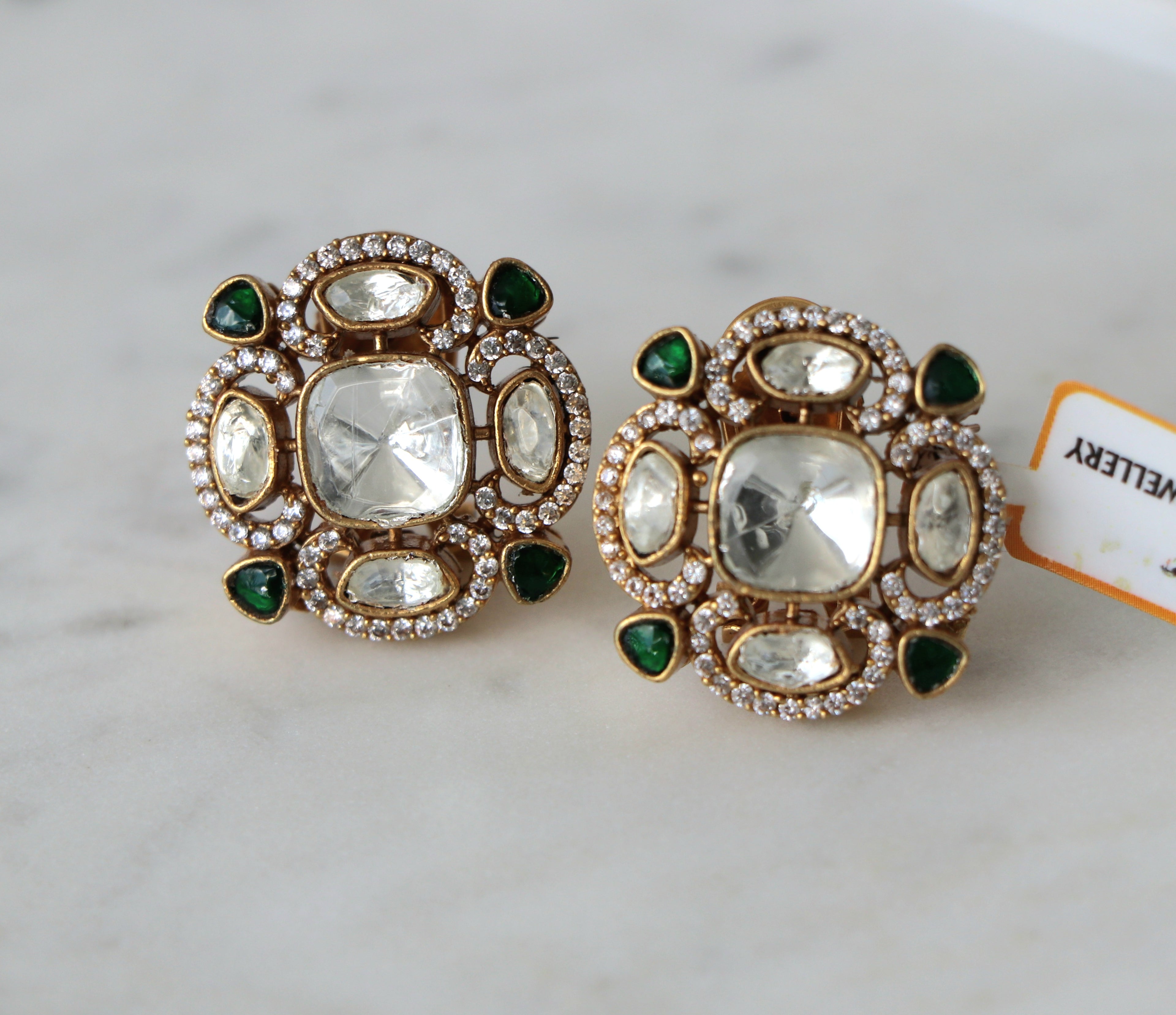Radiance Kundan Stud Earrings