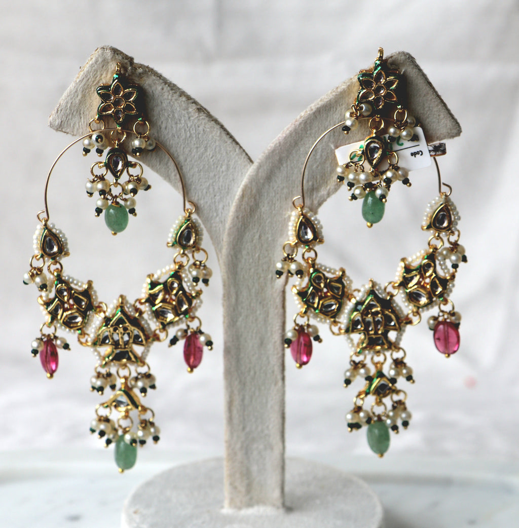 Chandbali Cascade Earrings