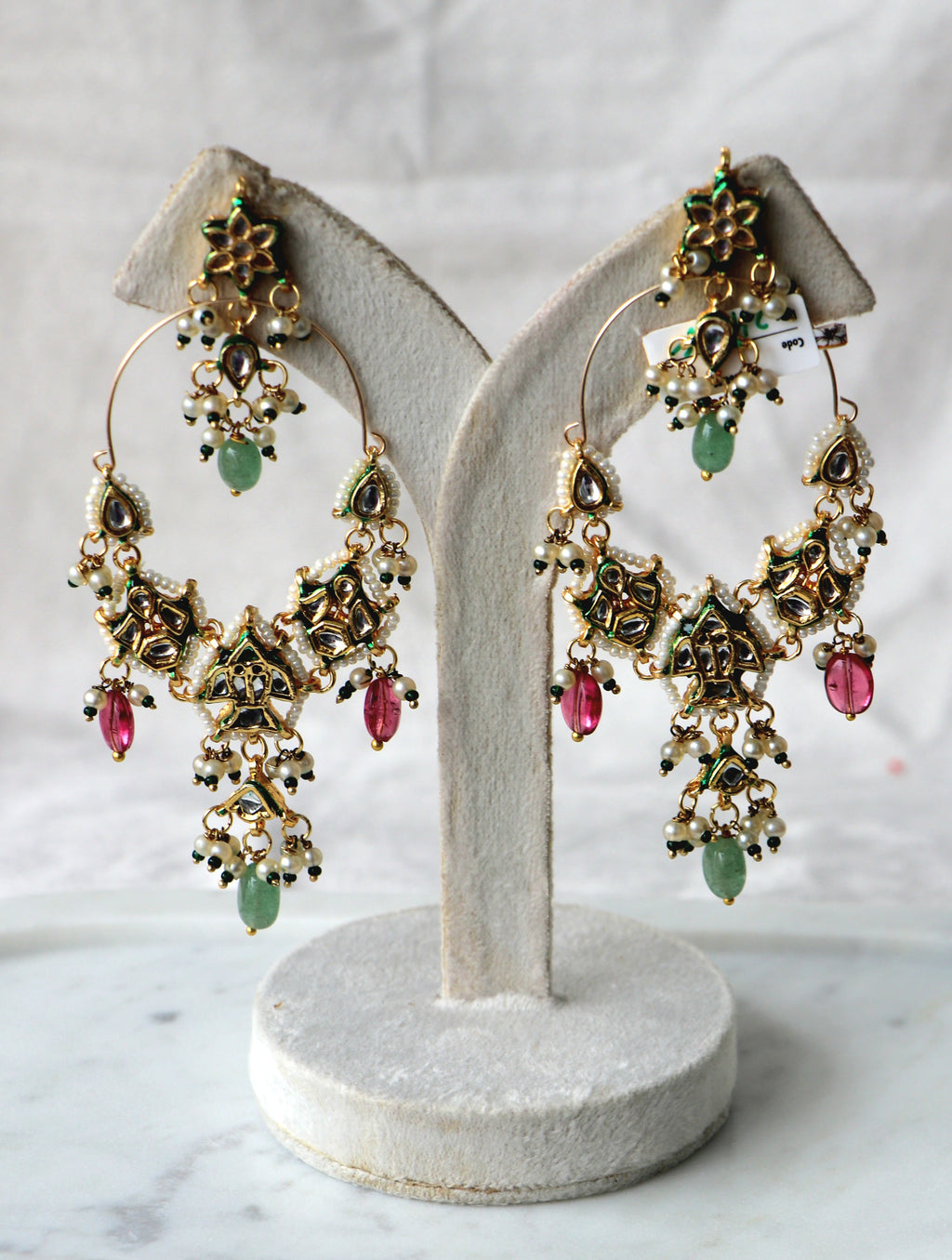 Chandbali Cascade Earrings