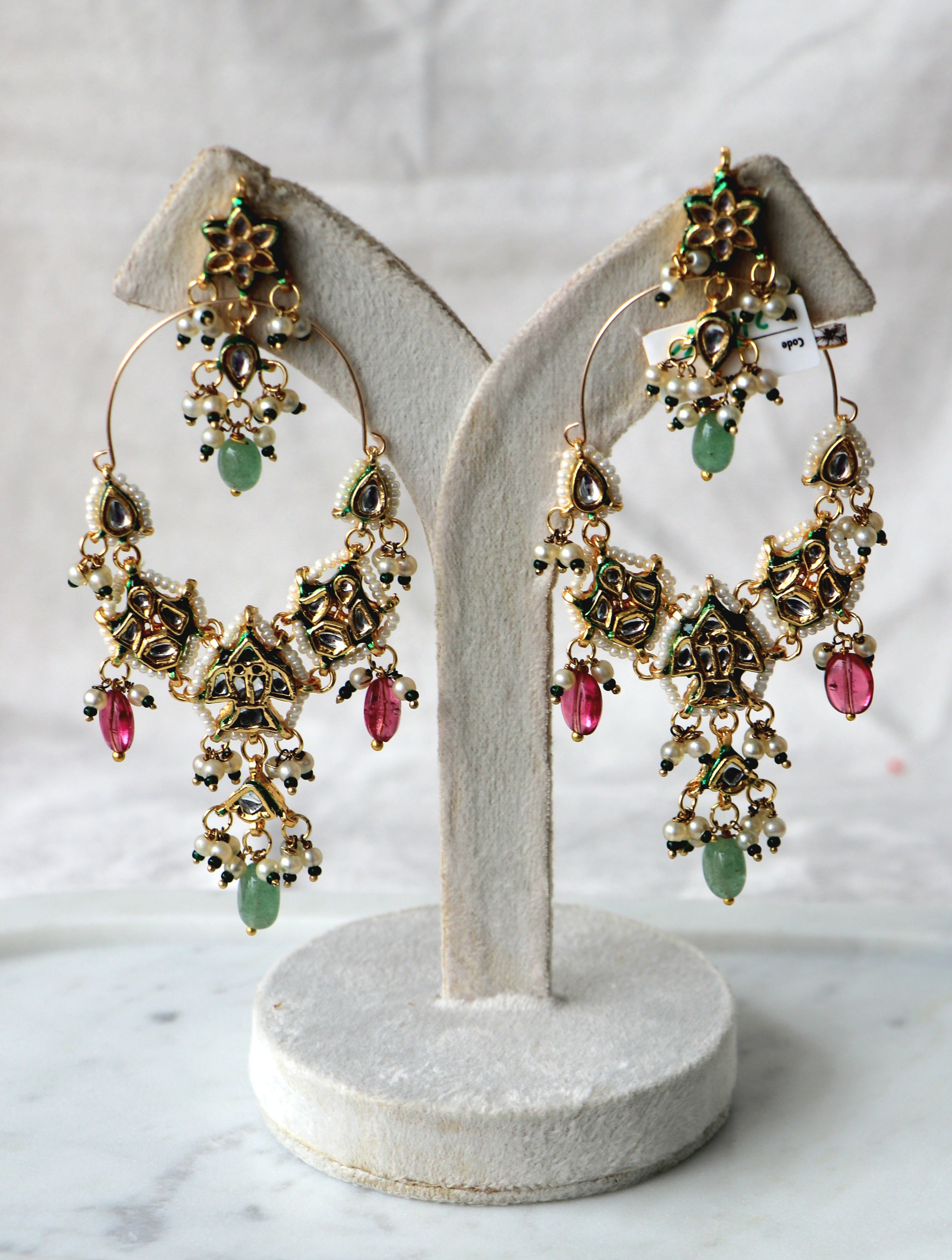 Chandbali Cascade Earrings