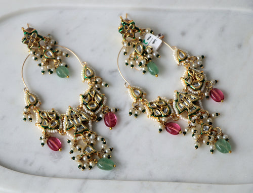 Chandbali Cascade Earrings