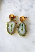 Agate Drop Earrings