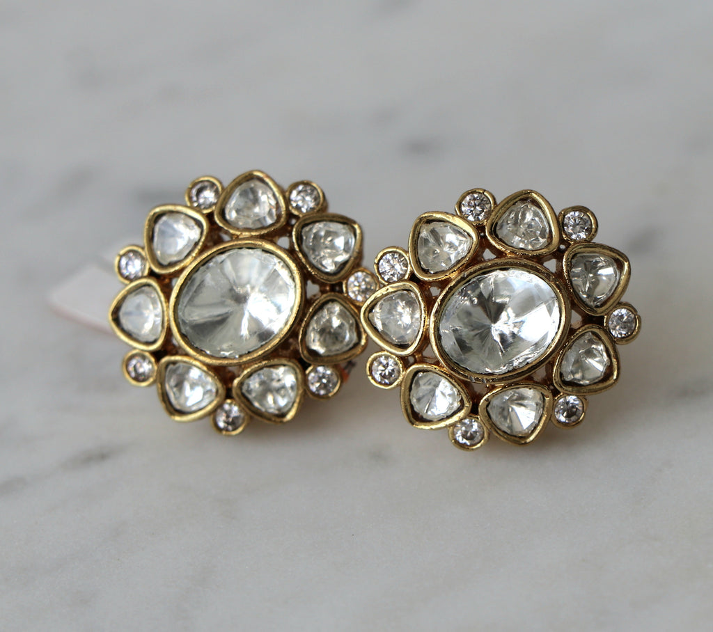Polki Radiance Bouquet Earrings