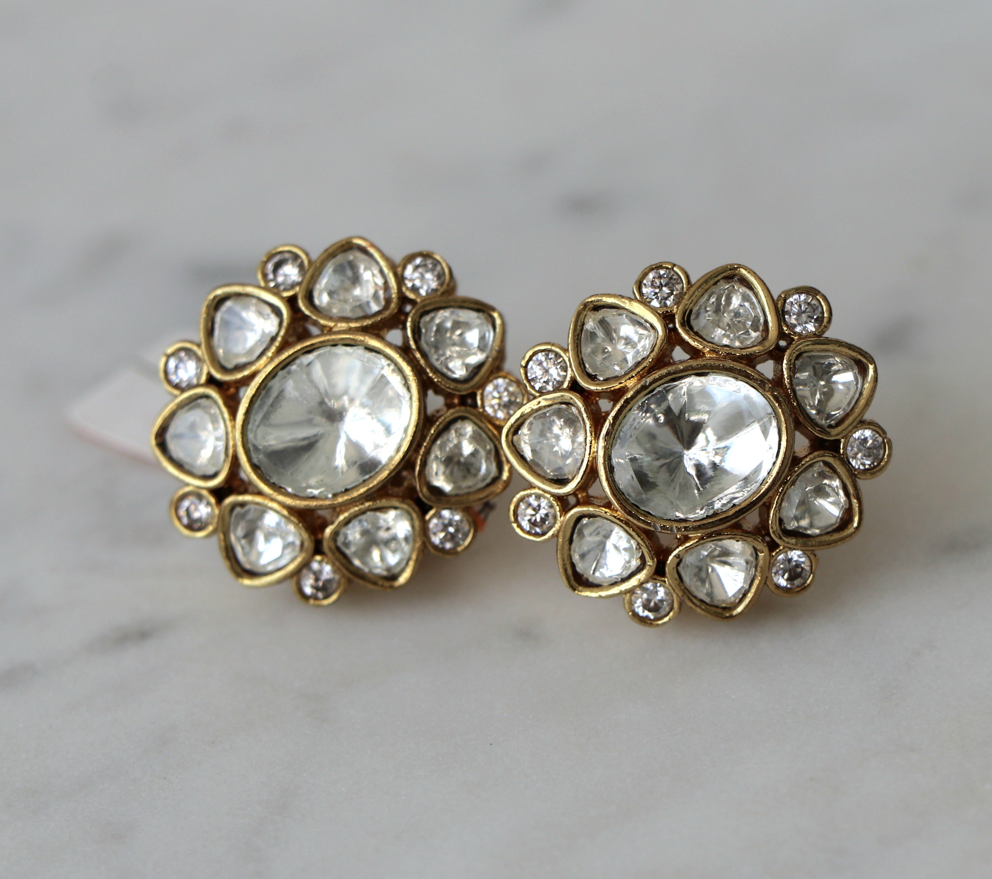 Polki Radiance Bouquet Earrings