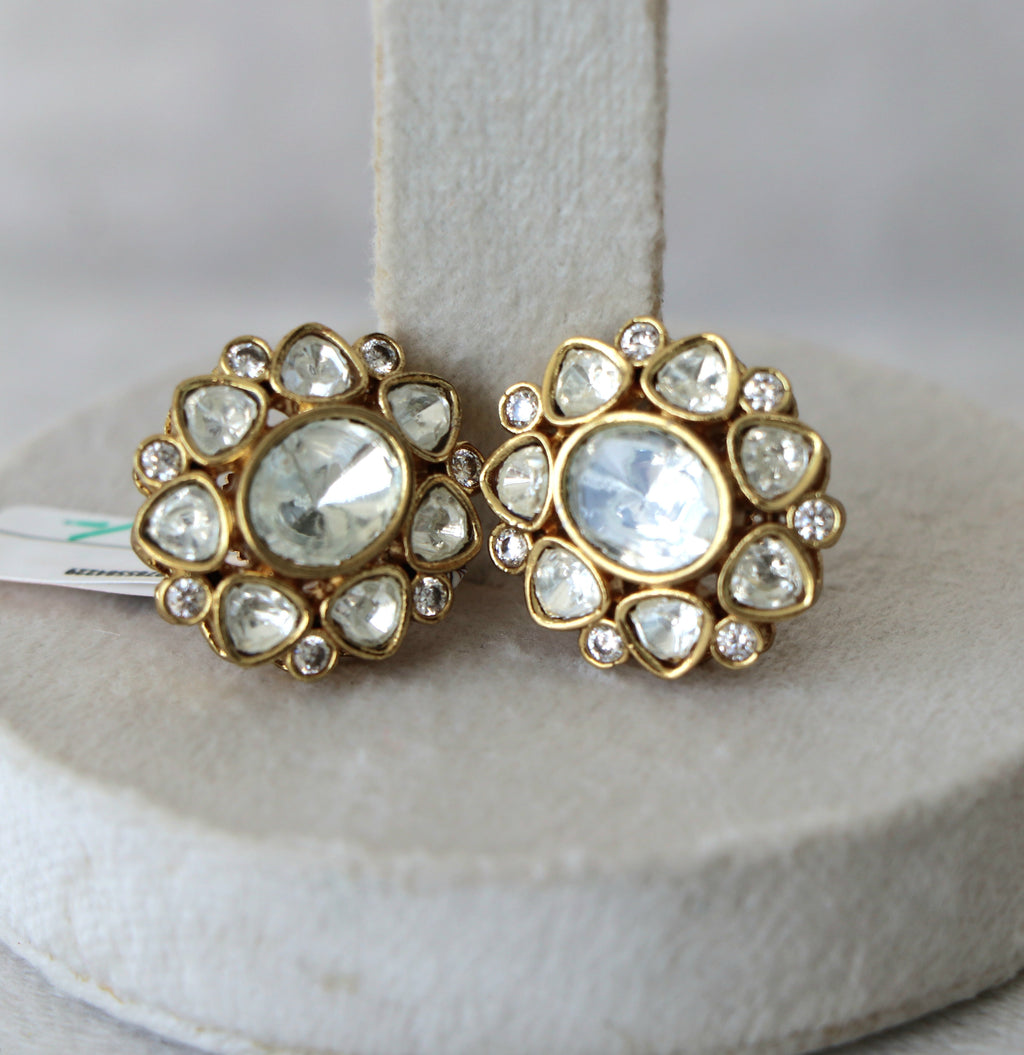 Polki Radiance Bouquet Earrings