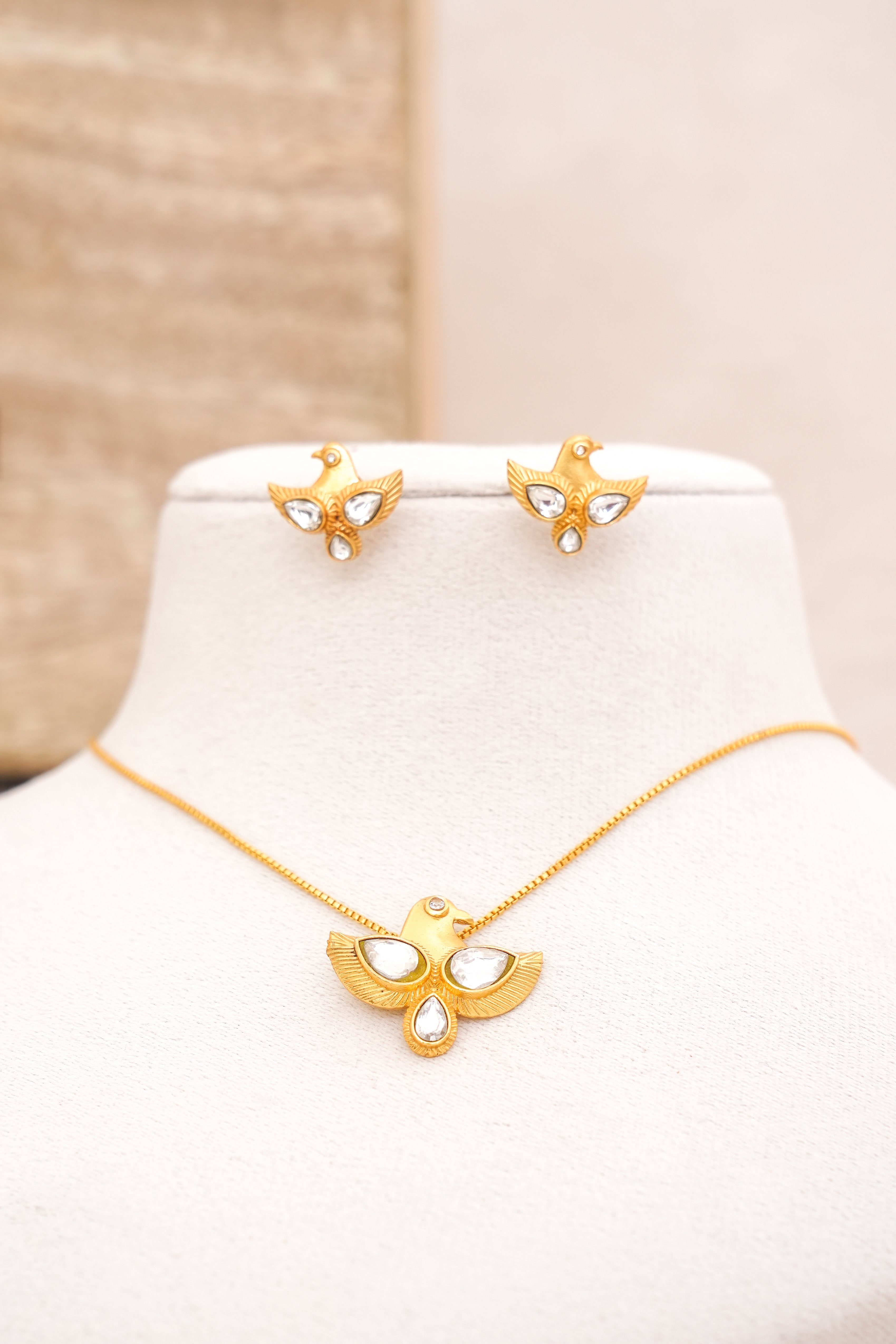 Golden Dove Gemstone Ensemble