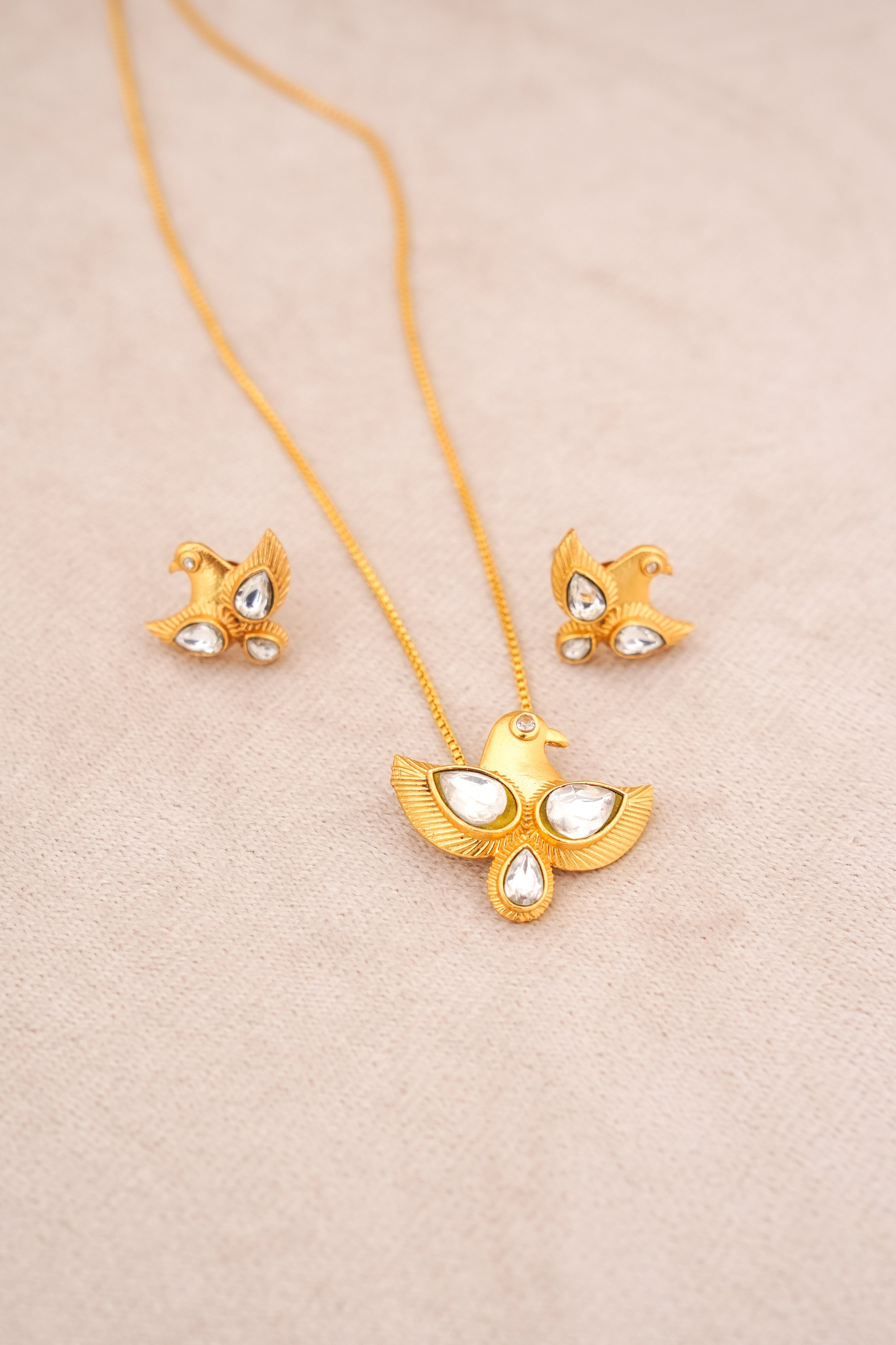 Golden Dove Gemstone Ensemble