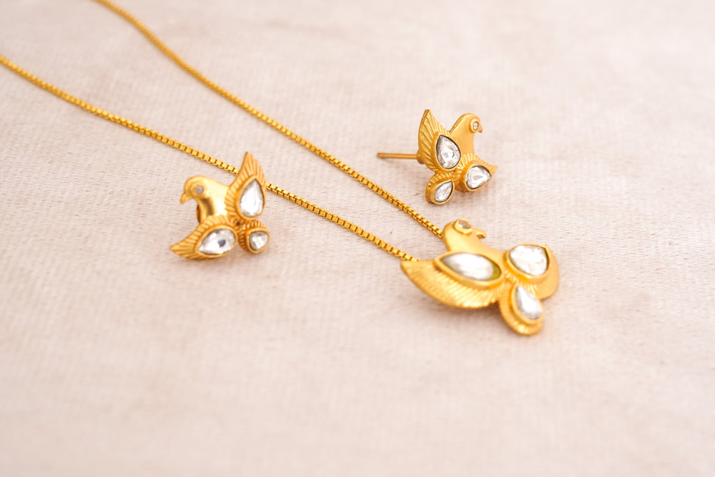 Golden Dove Gemstone Ensemble
