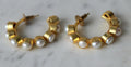 Golden Pearl Harmony Earrings