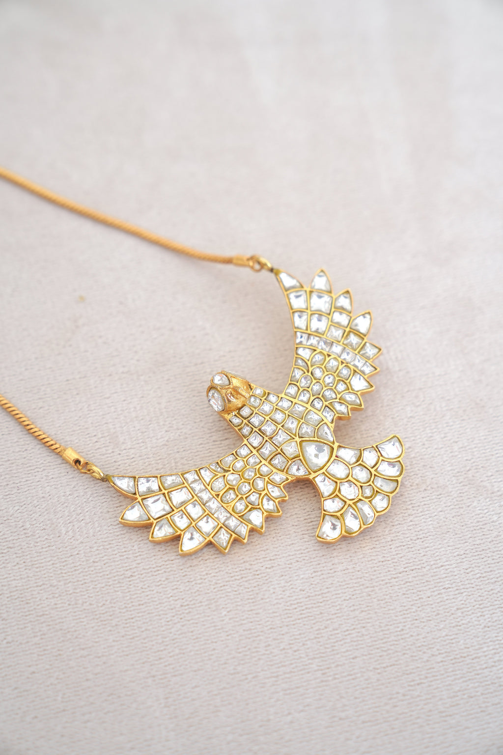 Golden Phoenix Statement Necklace