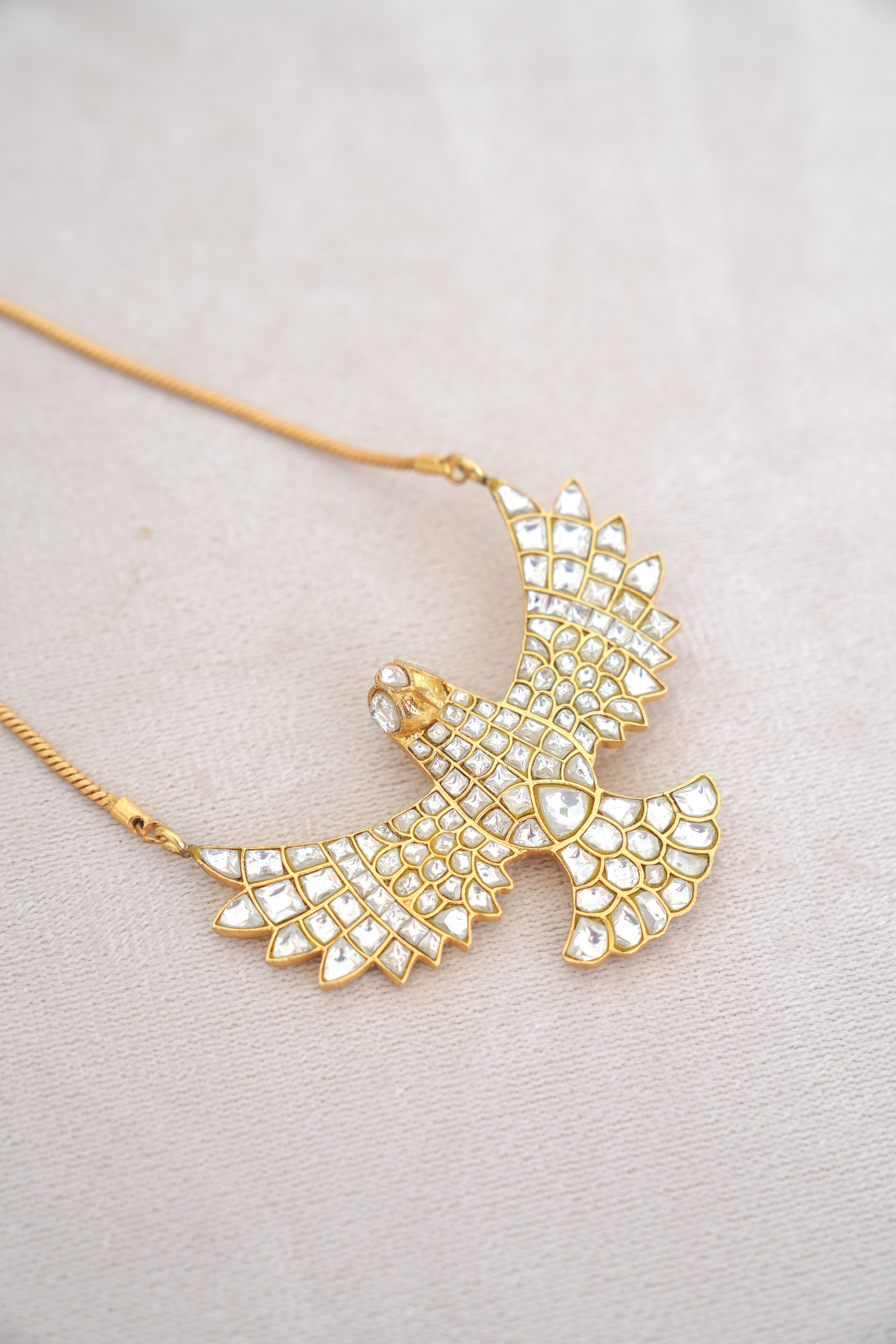 Golden Phoenix Statement Necklace