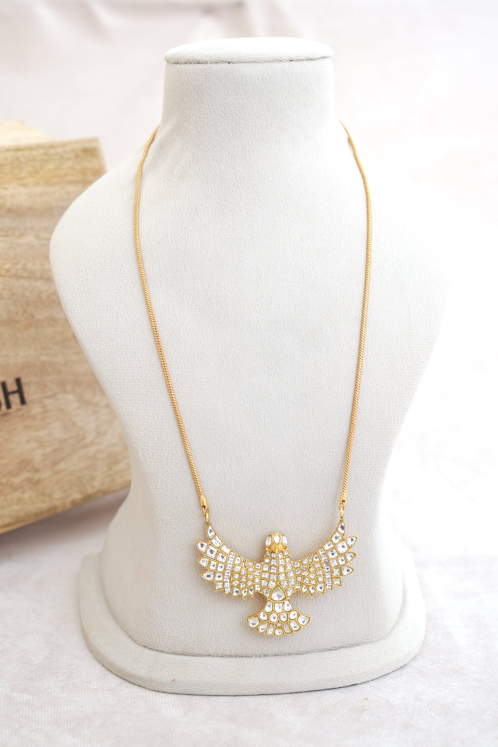 Golden Phoenix Statement Necklace