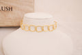 Modern Geometric Gold Link Hasli