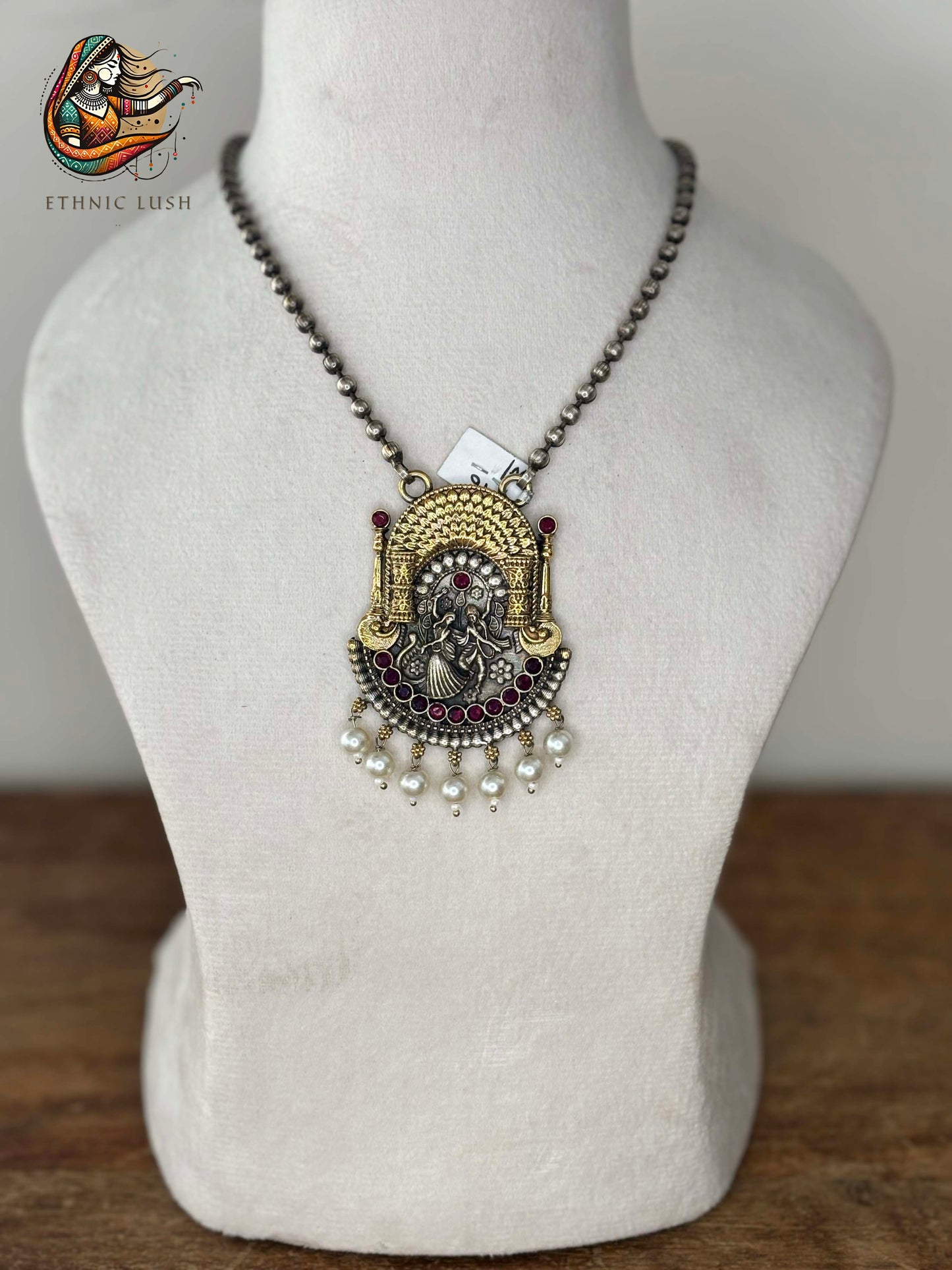 Traditional Temple Pendant Necklace