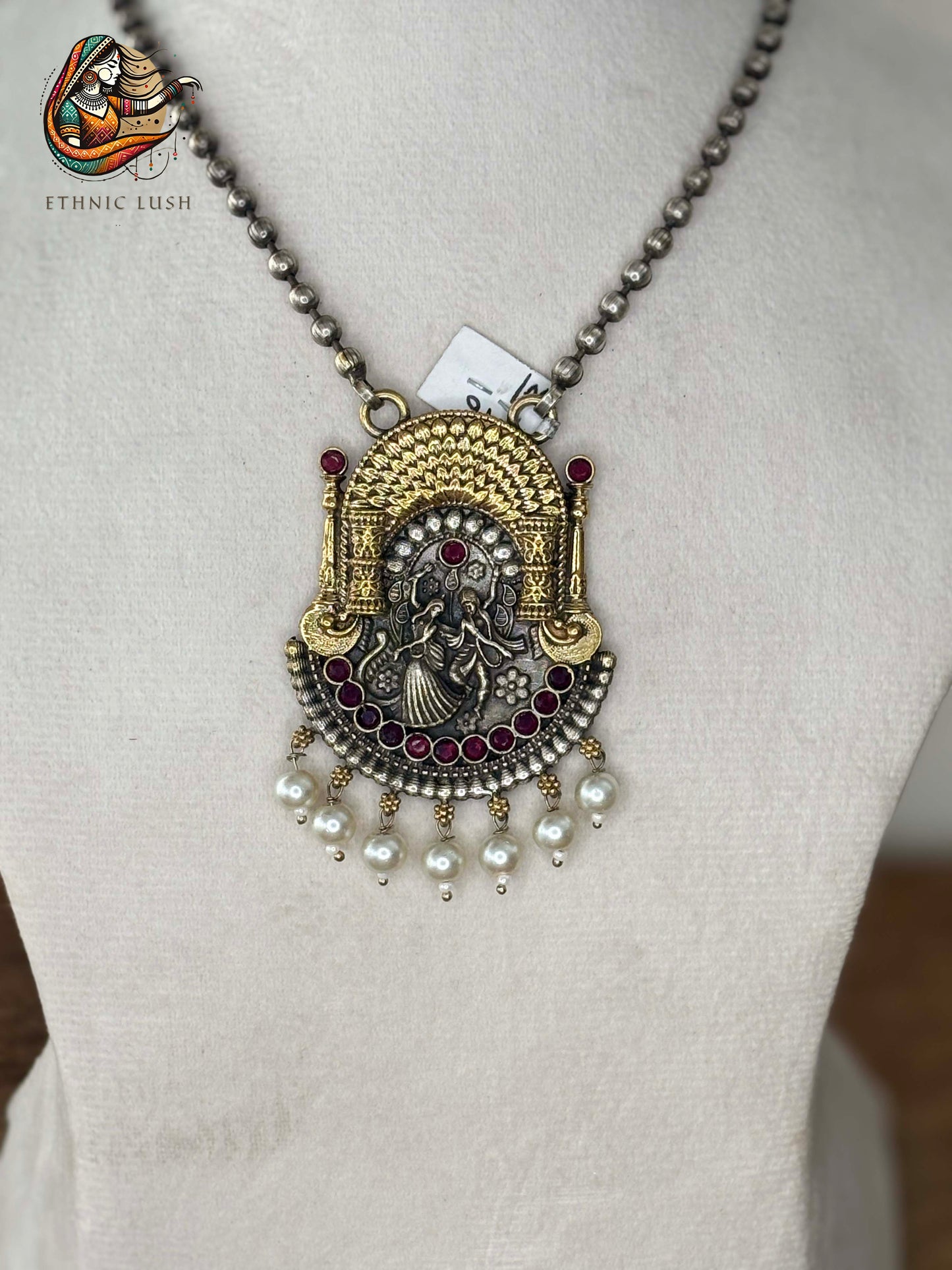 Traditional Temple Pendant Necklace