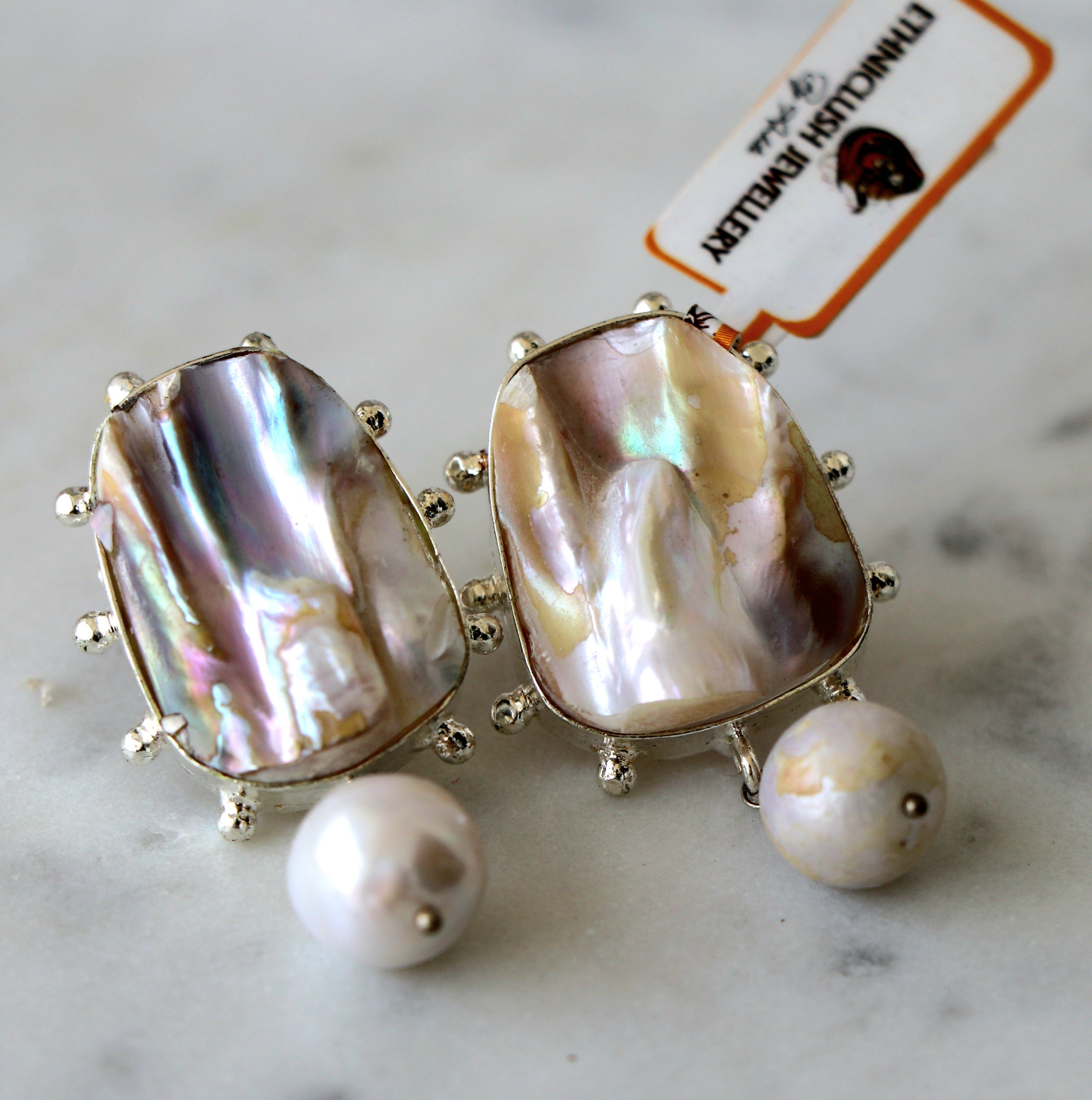 Iridescent Pearl Reverie Earrings