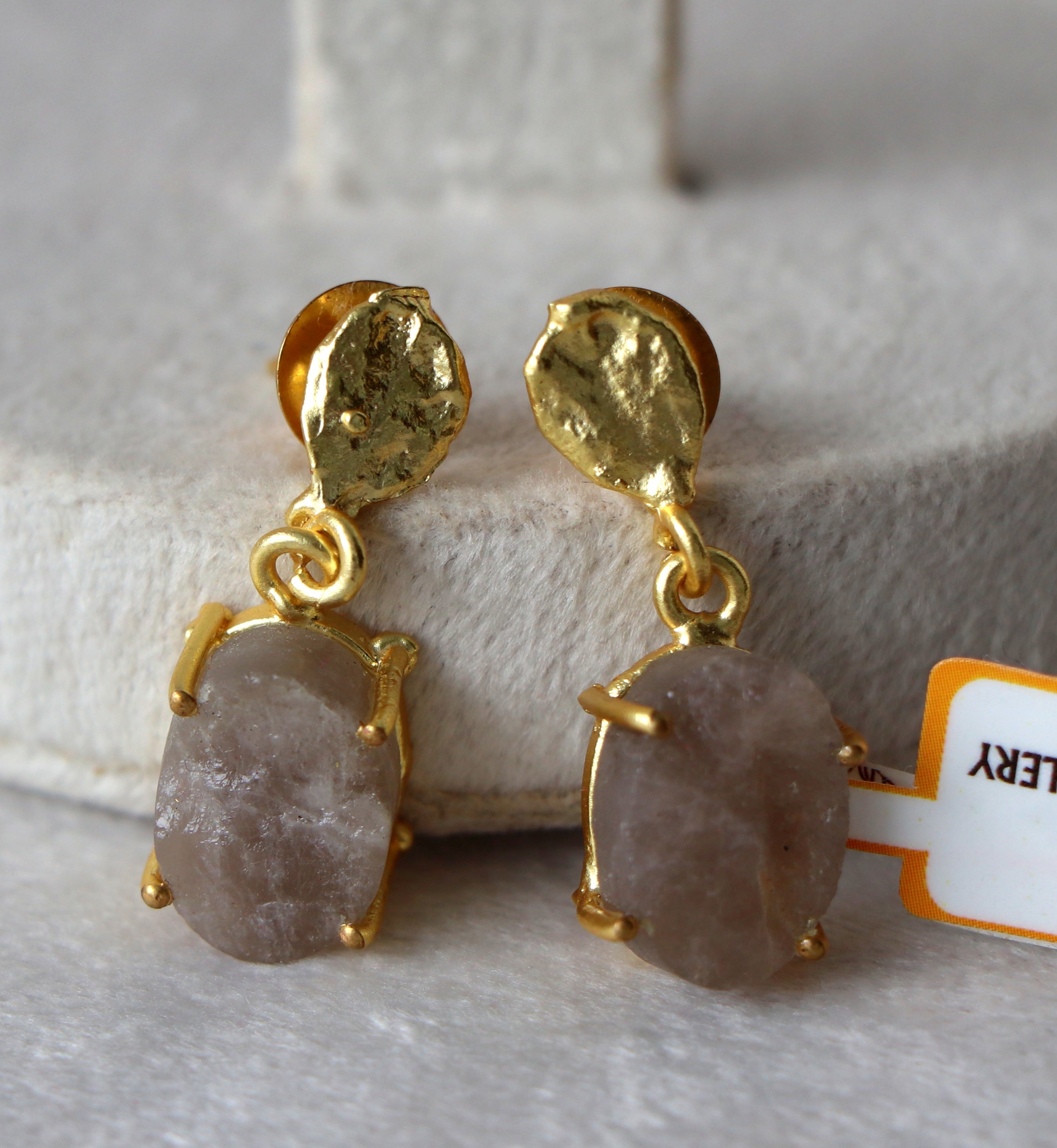 Lavender Essence Gemstone Earrings